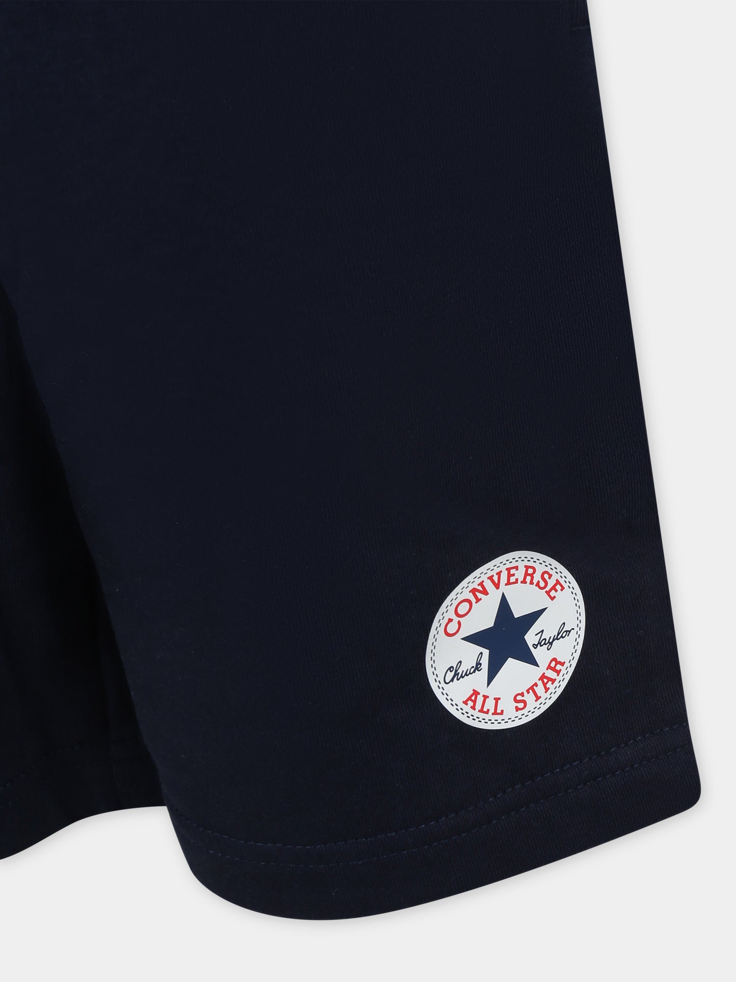 Shorts blu per bambino con logo,Converse,969002 695