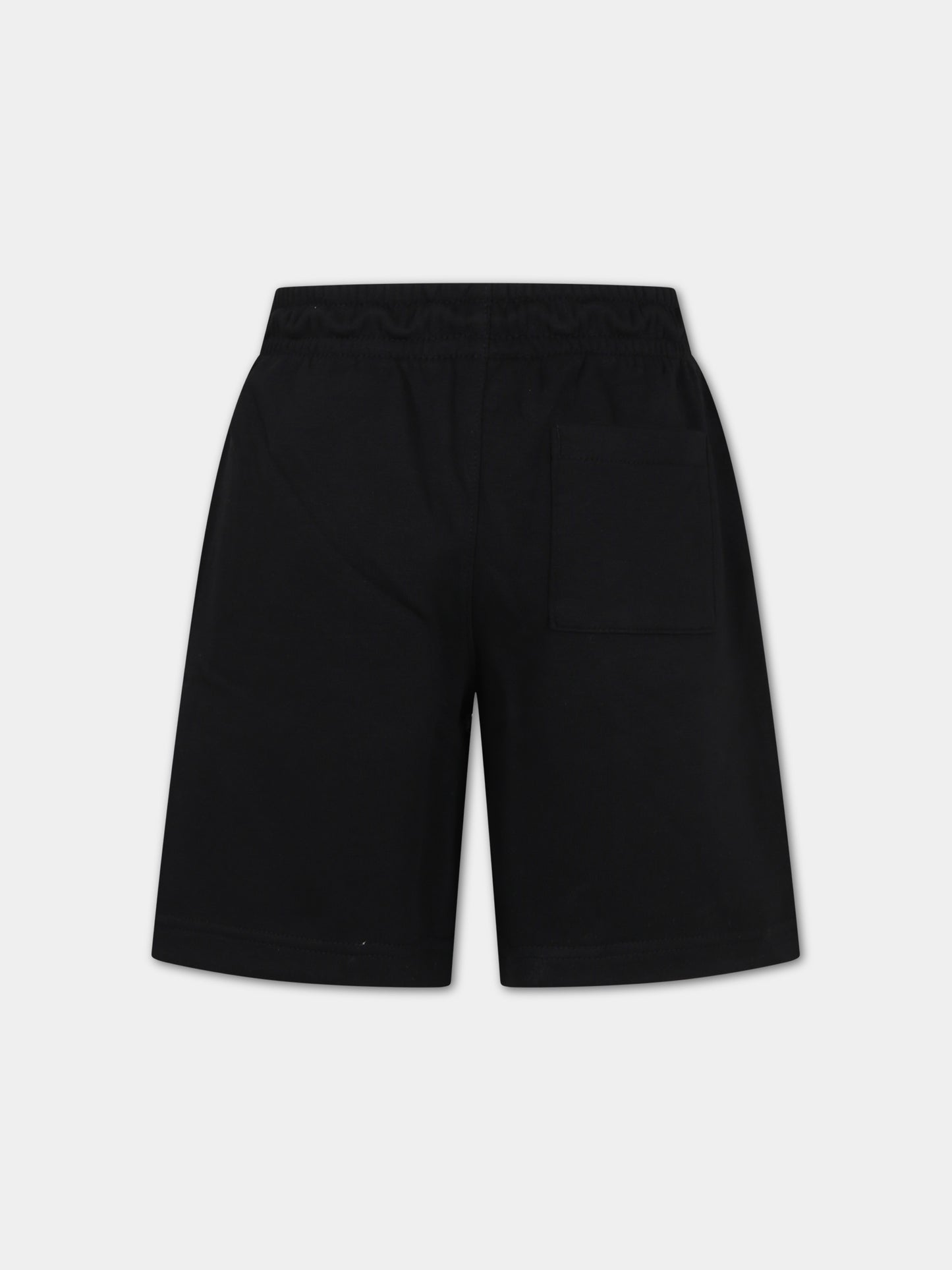 Shorts neri per bambino con iconico Jumpman,Jordan,95C575 023
