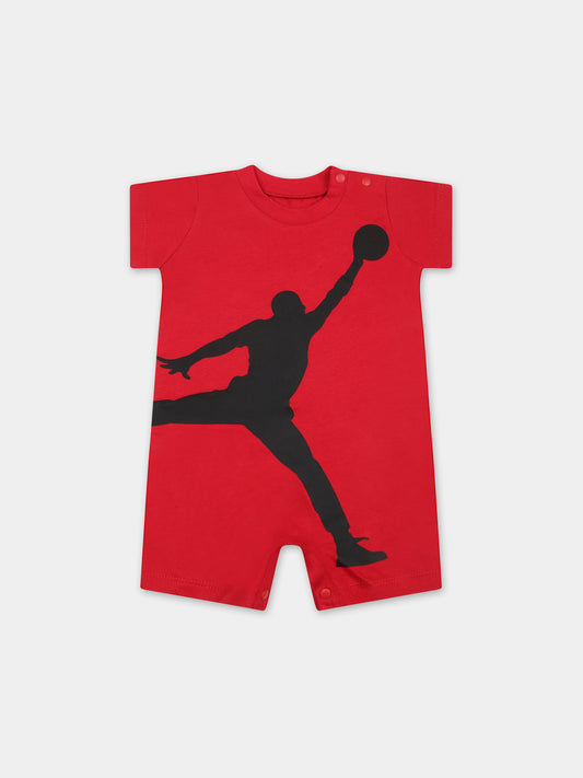 Pagliaccetto rosso per neonato con iconico Jumpman,Jordan,5M5301 R78