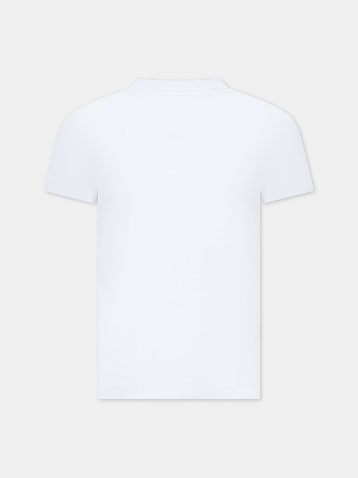 T-shirt bianca per bambino con iconico Jumpman,Jordan,85B922 001