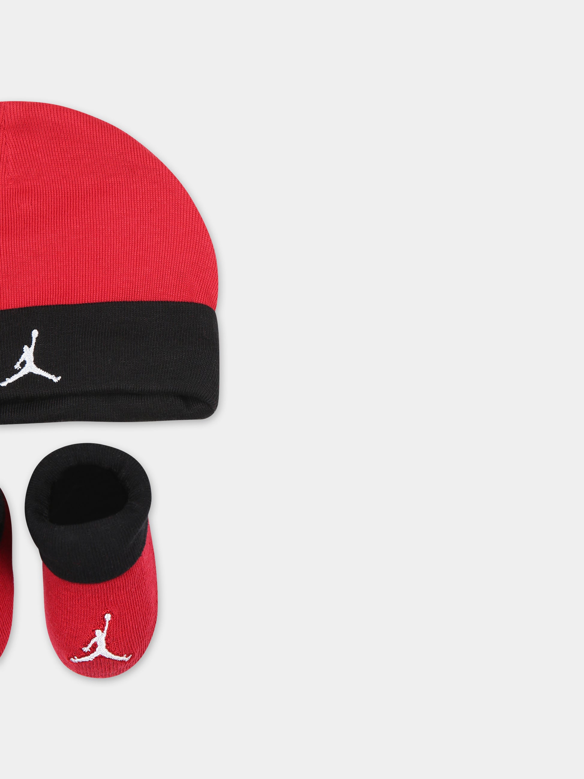 Set rosso per neonato con iconico Jumpman,Jordan,LJ0102 R78