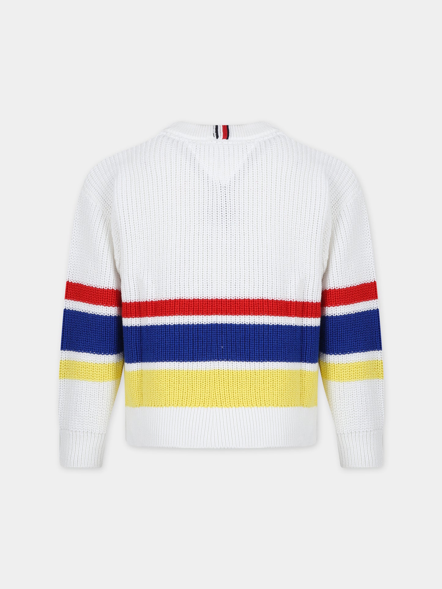 Maglione multicolor per bambino con logo,Tommy Hilfiger Junior,23FMTHKB0KB08725 YBR