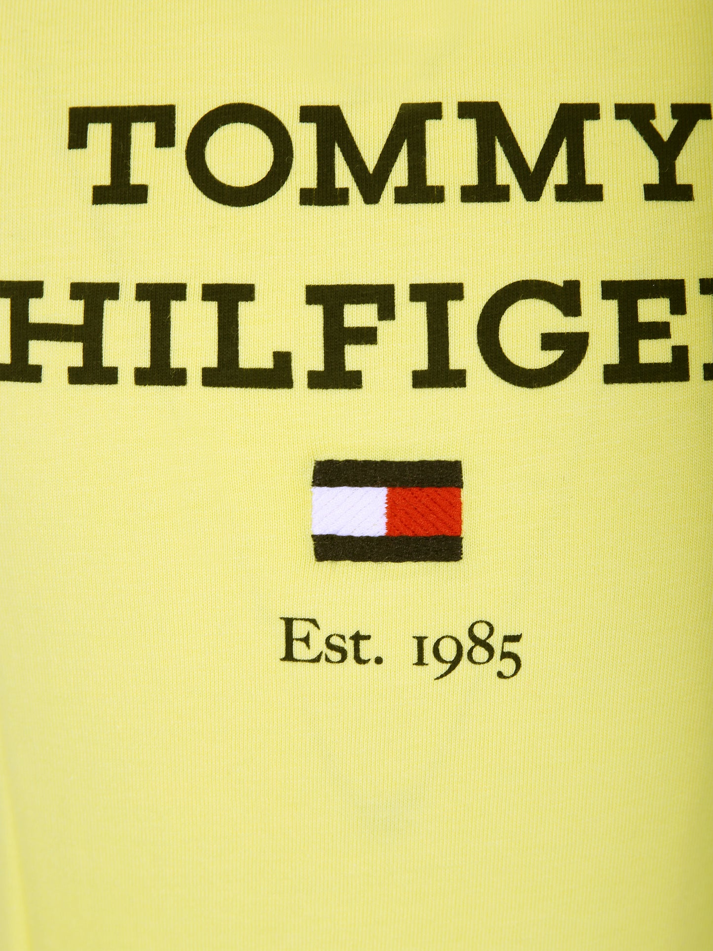 T-shirt gialla per bambino con logo,Tommy Hilfiger Junior,23FMTHKB0KB08671J ZHL