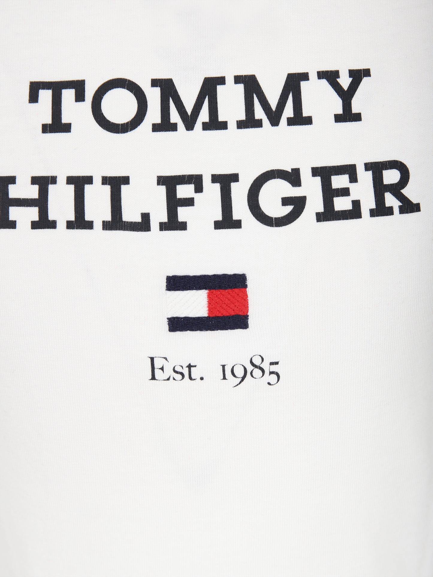 T-shirt bianca per bambini con logo,Tommy Hilfiger Junior,23FMTHKB0KB08671J YBR