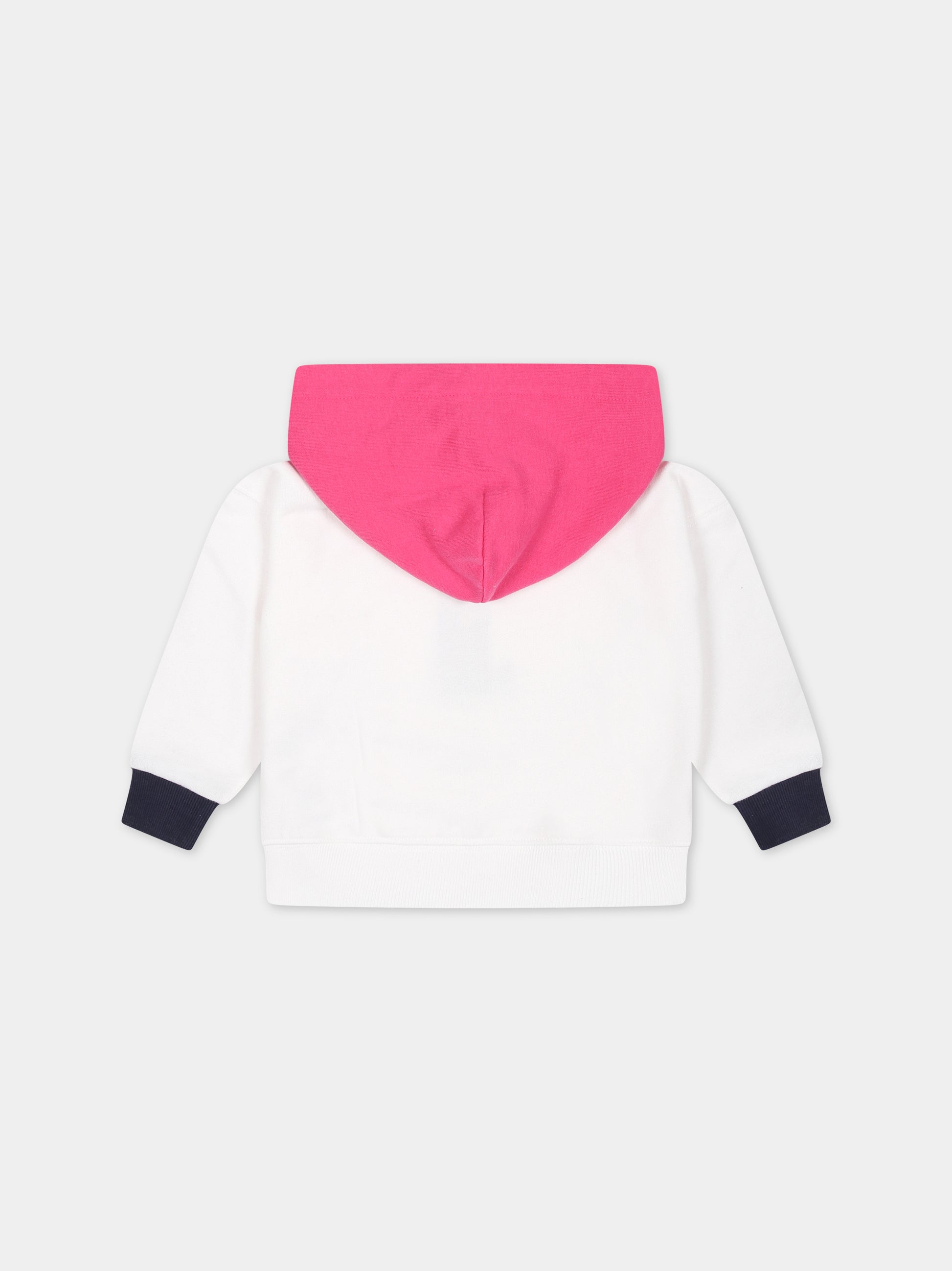 Felpa bianca per neonata con Polo Bear,Ralph Lauren Kids,926018001