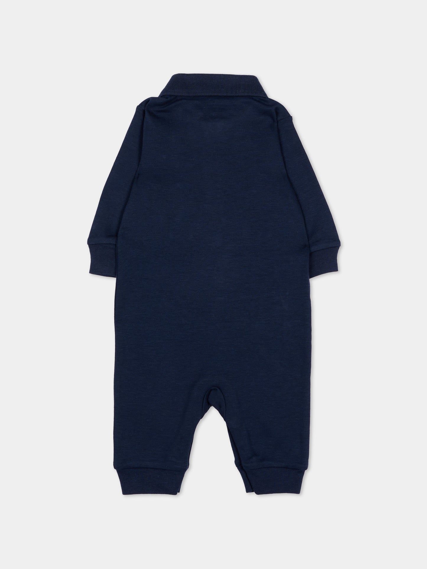 Tutine bleue pour Bébé Garçon avec Pony multicolore