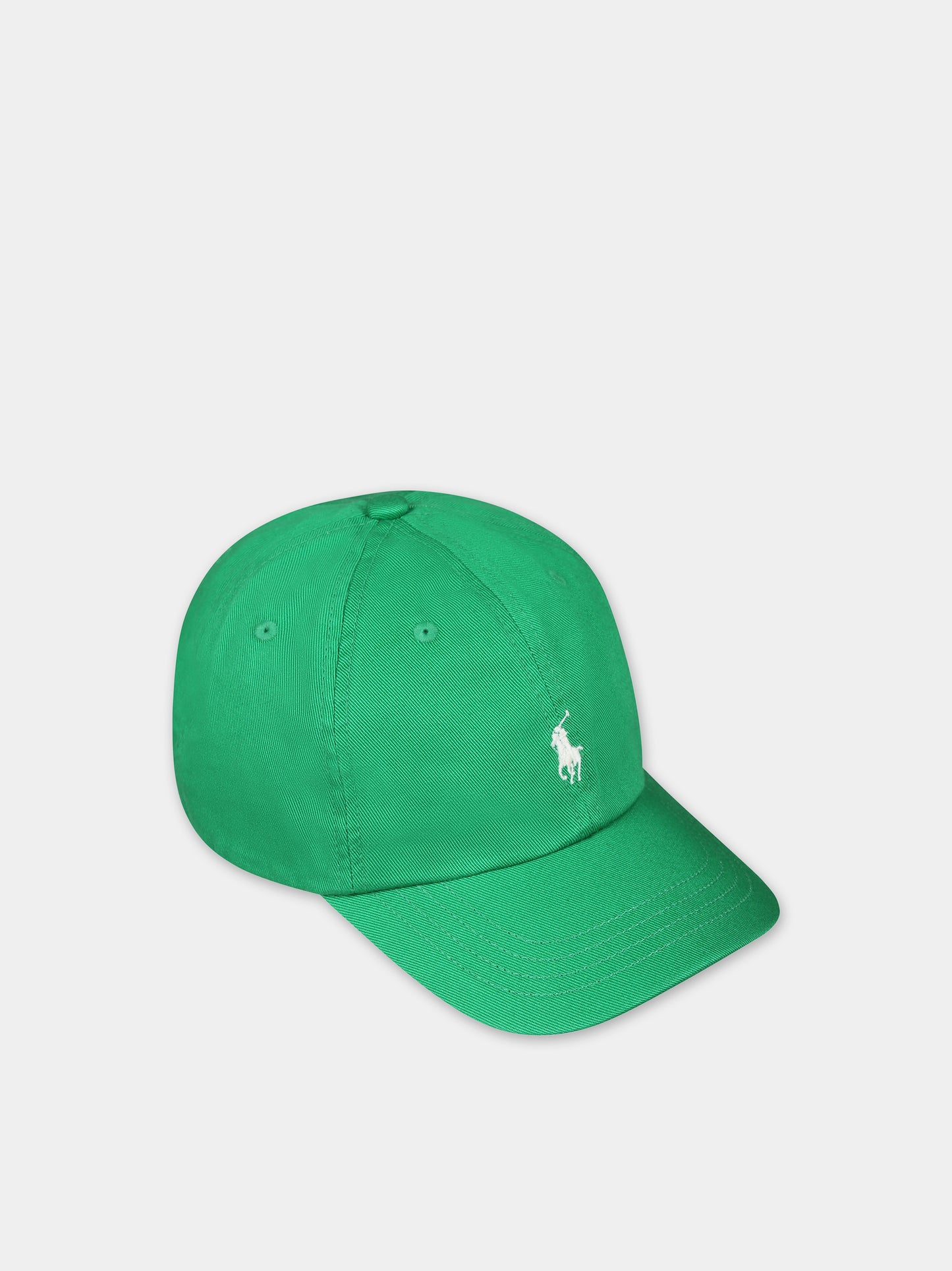 Cappello verde per neonato con cavallino,Ralph Lauren Kids,785653049