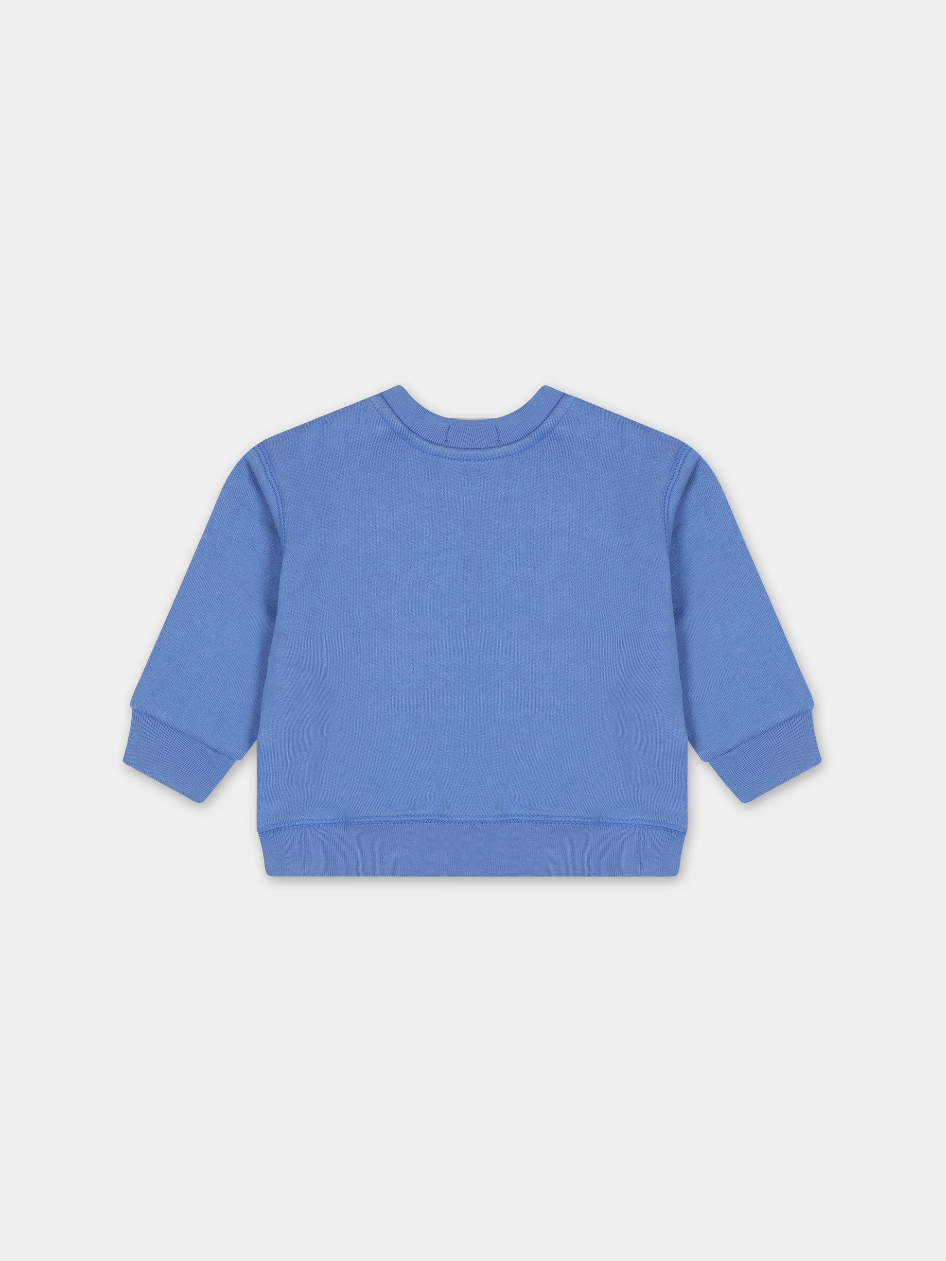Felpa celeste per neonato con Polo bear,Ralph Lauren Kids,919722004
