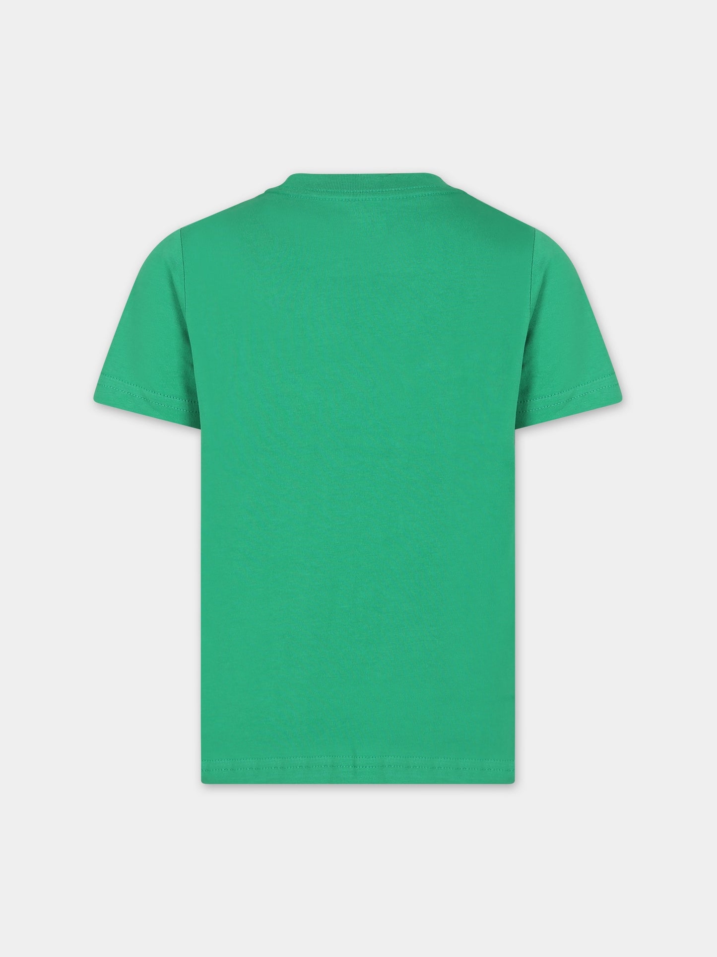 T-shirt verde per bambino con cavallino,Ralph Lauren Kids,832904136