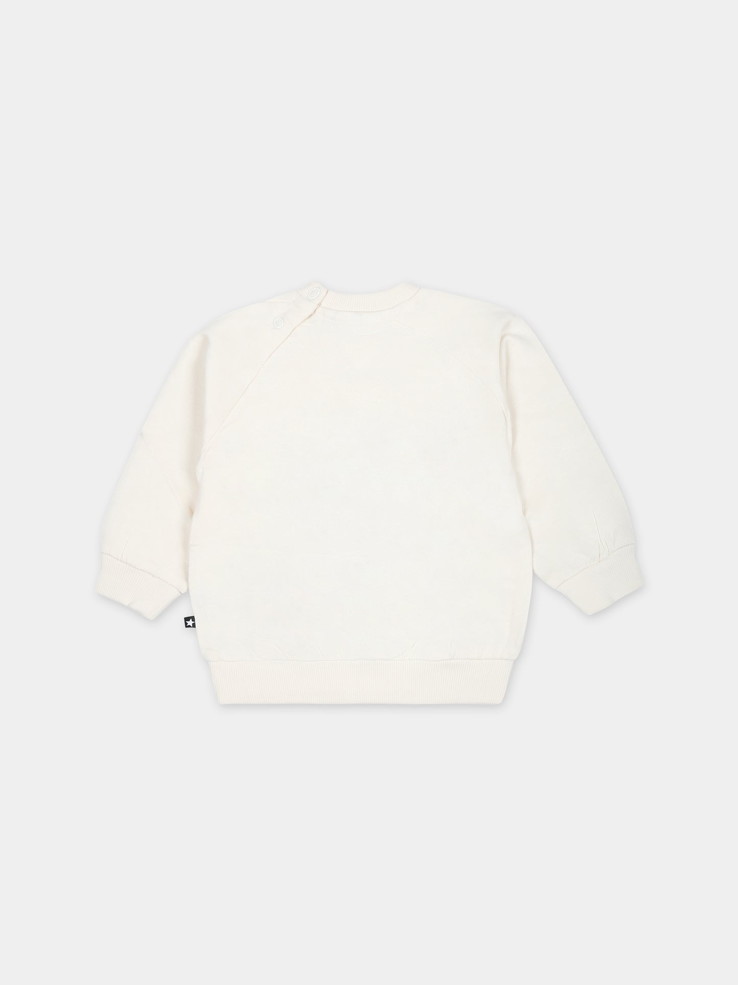 Felpa bianca per neonati con cuore,Molo,6S24J205 3474