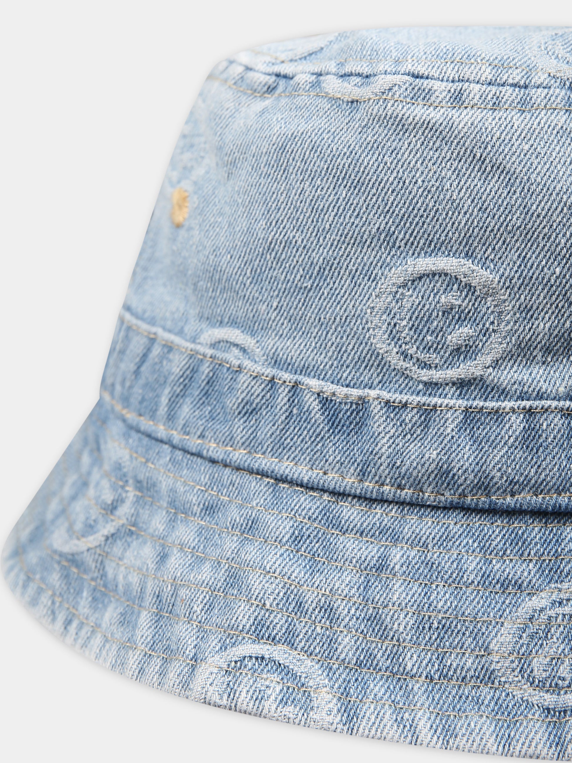 Cloche celeste in denim per bambini con smile,Molo,7S24T301 8903