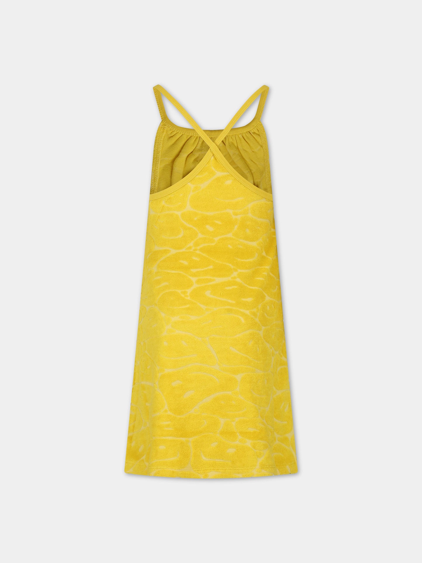 Vestito giallo per bambina con smile,Molo,2S24E112 9032