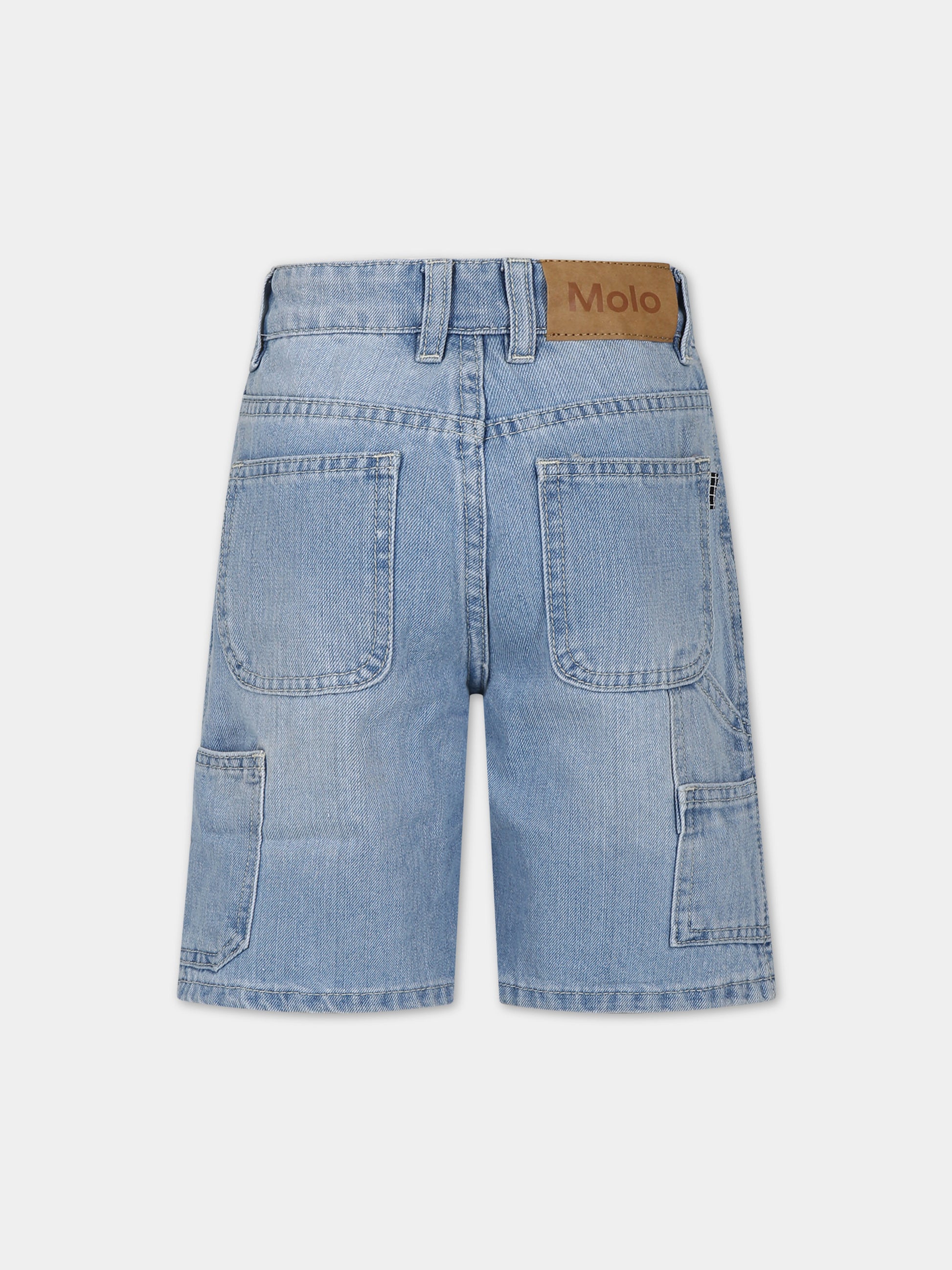 Shorts casual in denim per bambini,Molo,6S24H105 1836