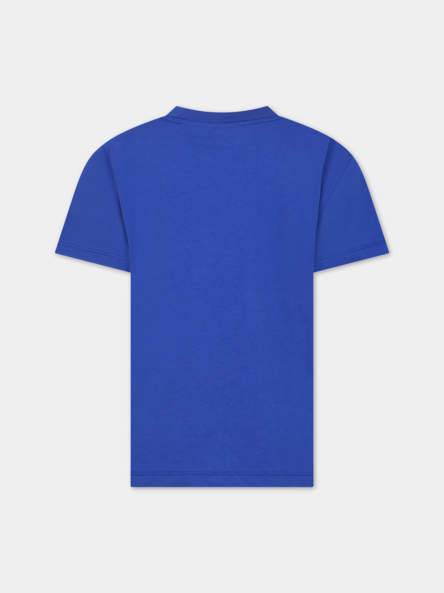 T-shirt blu per bambino con ufo,Molo,1S24A207 3498