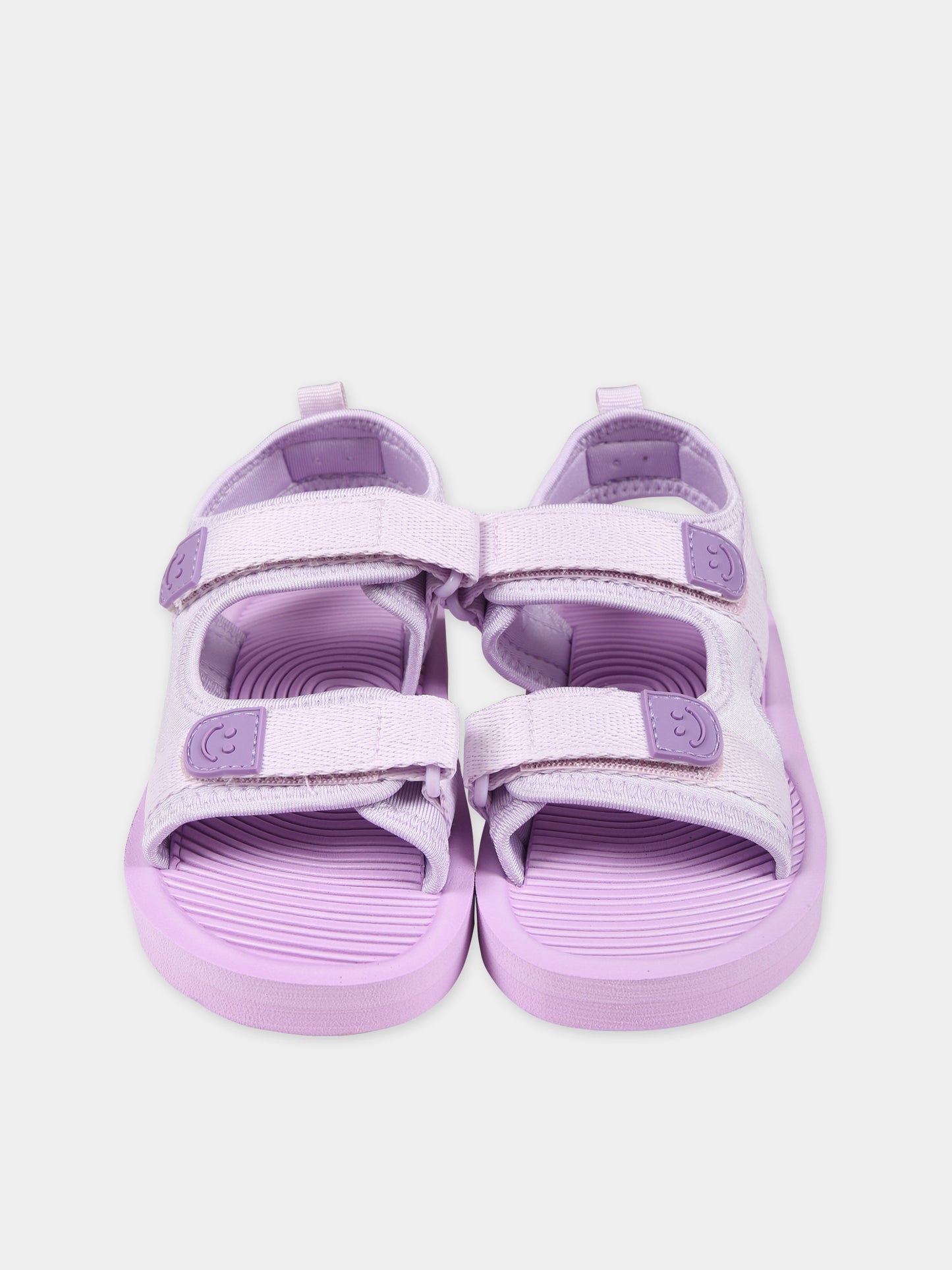 Sandali viola per bambina con logo,Molo,7S24U303 8848