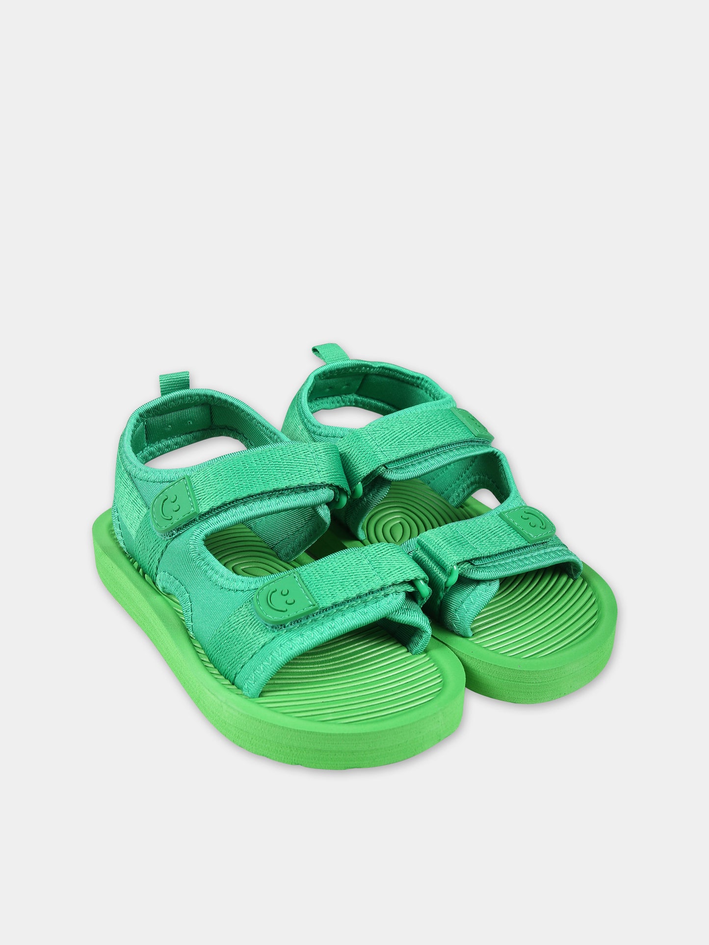 Sandali verdi per neonati con logo,Molo,7S24U303 8857