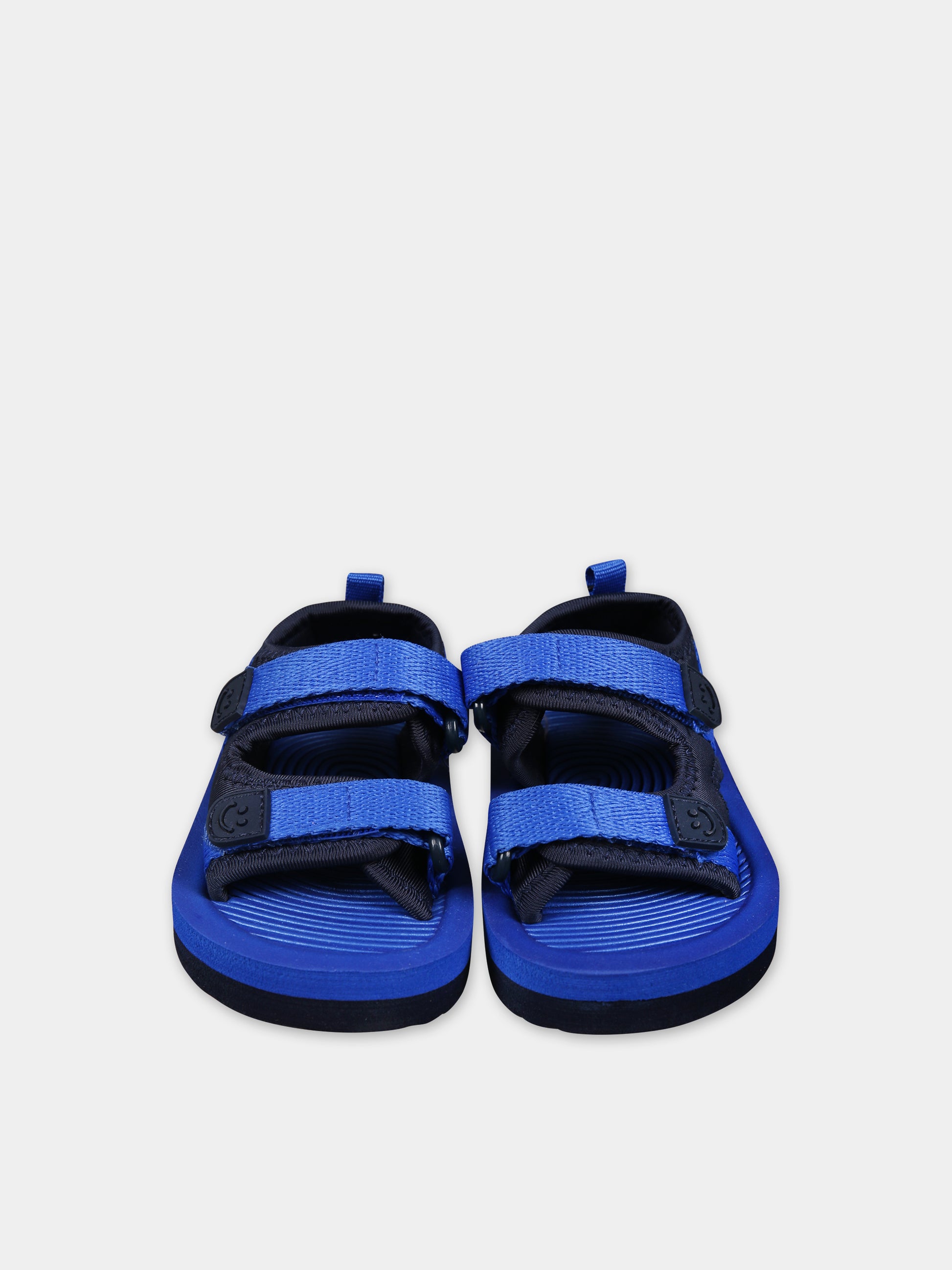 Sandali blu per neonato con logo,Molo,7S24U303 8024