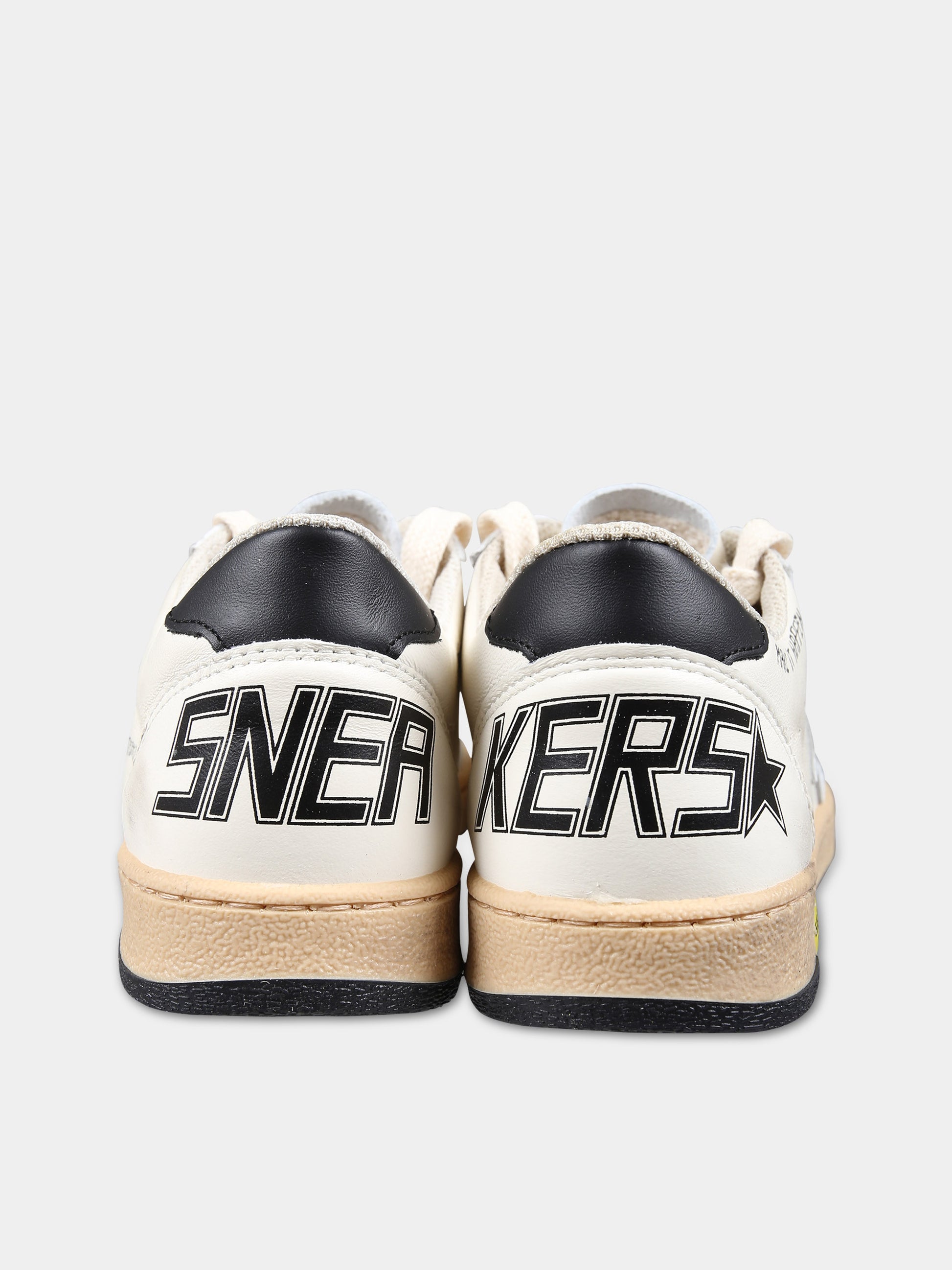Sneakers bianche per bambini con stella,Golden Goose,GYF00439 F005477 10283