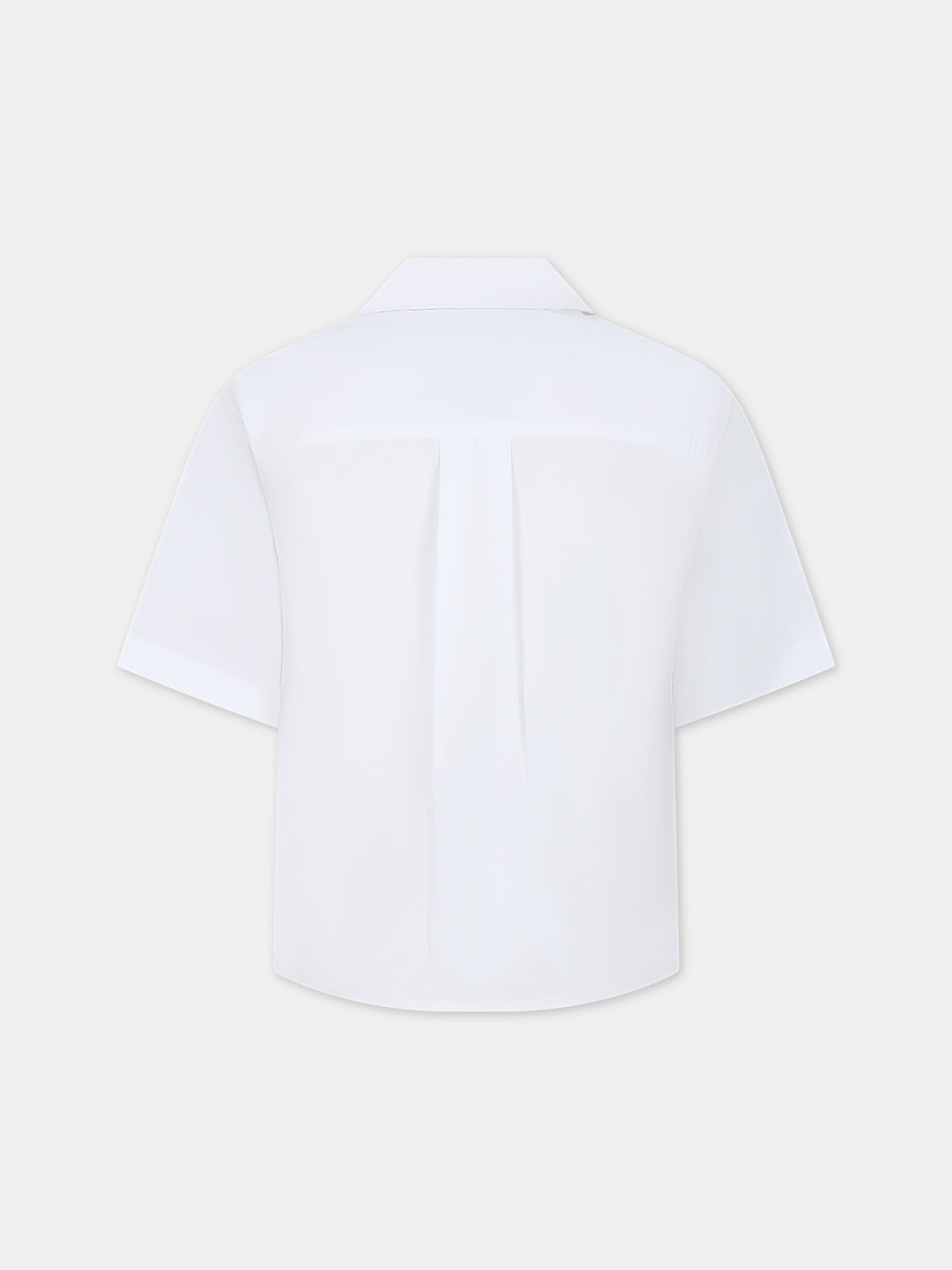 Camicia bianca per bambino con logo,Dsquared2,DQ2119 D007D D2C202M DQ100