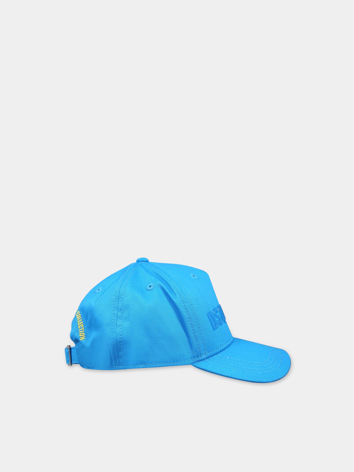 Cappello azzurro per bambino con logo,Dsquared2,DQ2245 D00YT D2F216U DQ812