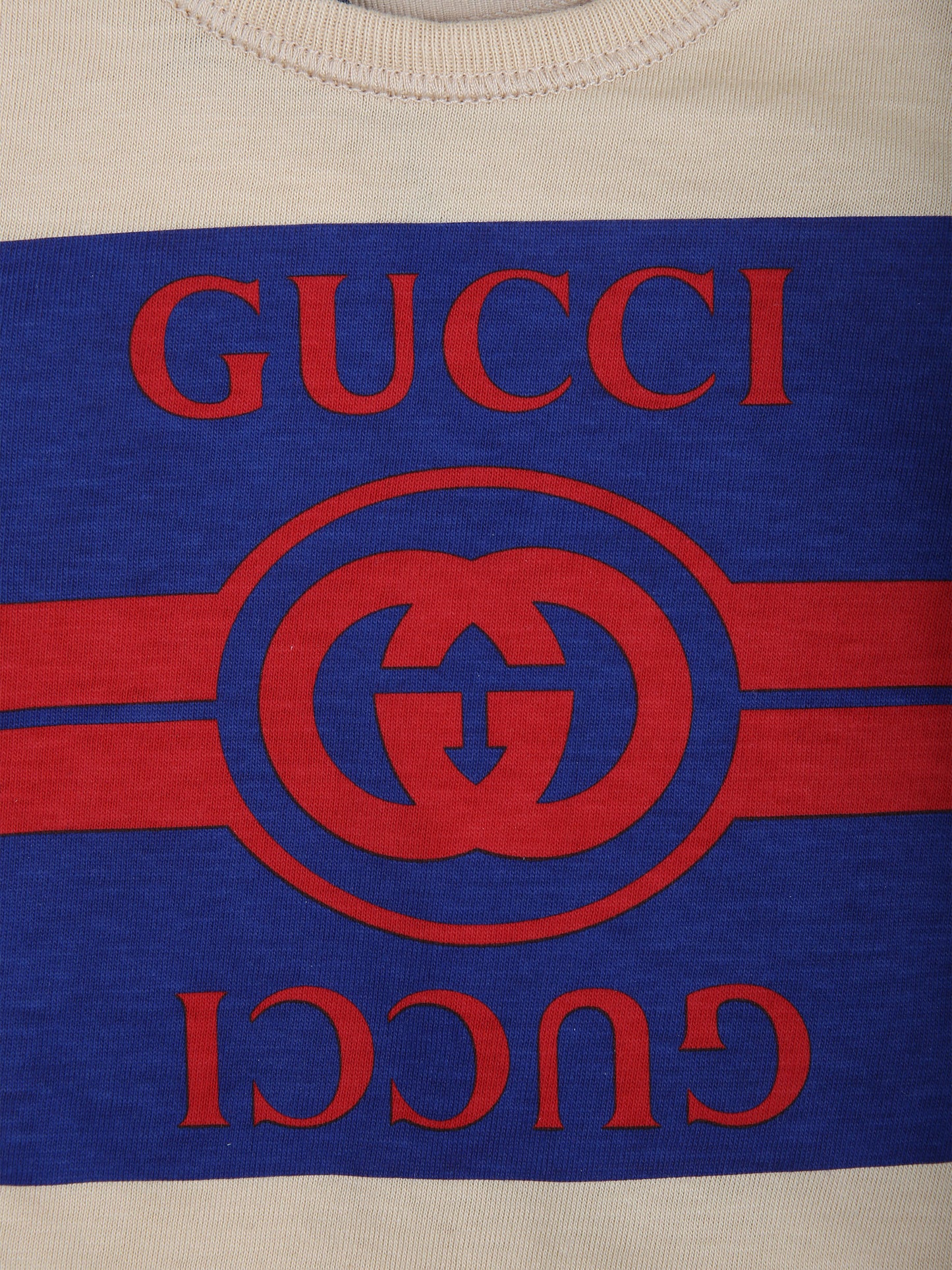 Tutina avorio per neonata con logo,Gucci Kids,779232 XJF50 7524