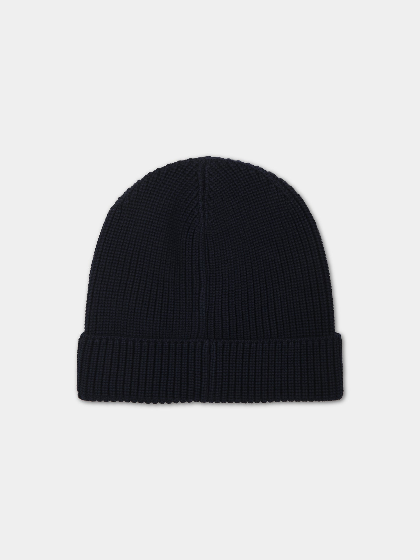 Berretto blu per bambini con logo,Moncler Kids,954 3B00003 M1367 772