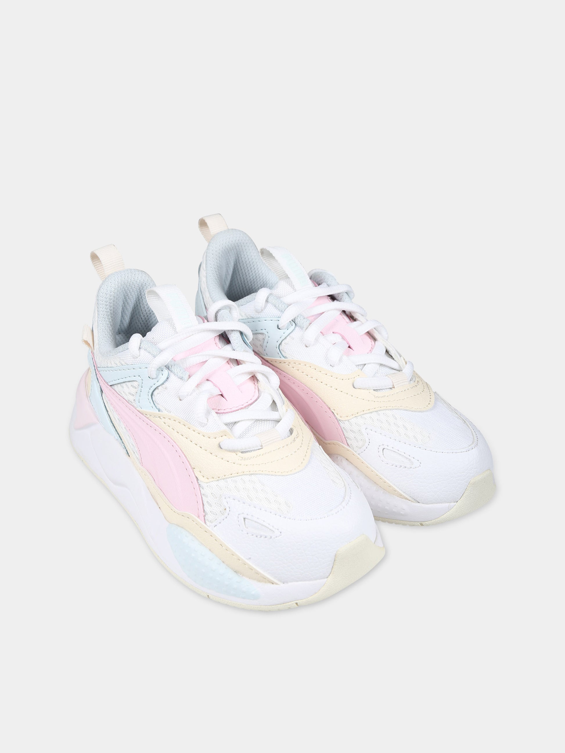 Sneakers basse bianche RS-X Efekt per bambina,Puma,24SMPU395551 05