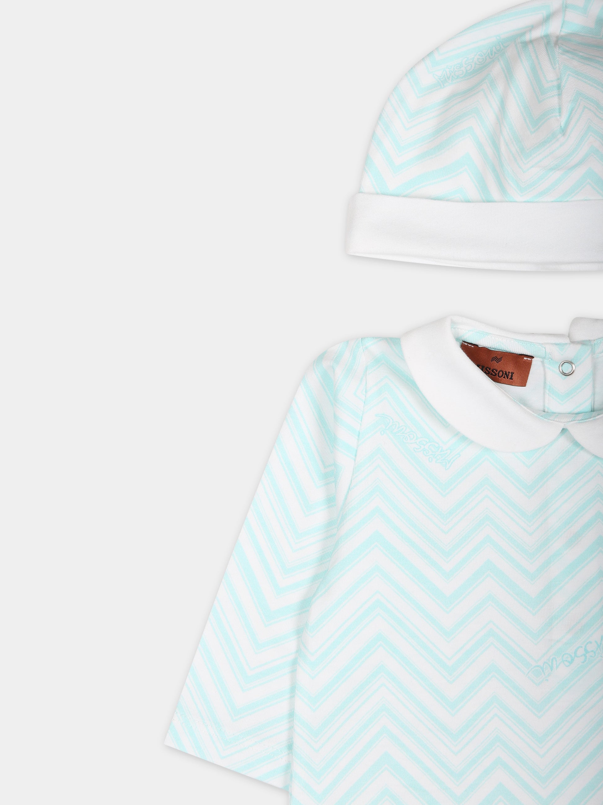 Set tutina verde per neonati,Missoni,MUB510 J0394 100CE