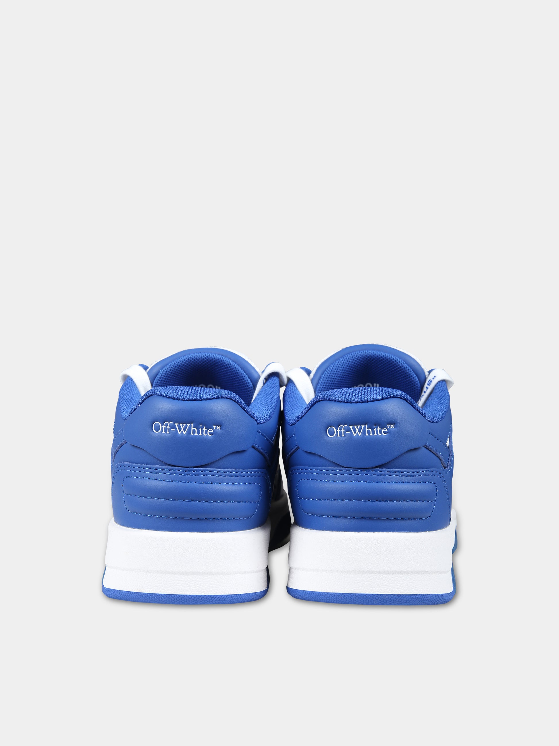 Sneakers azzurre per bambino con iconiche frecce,Off White,OBIA011S24LEA0020145