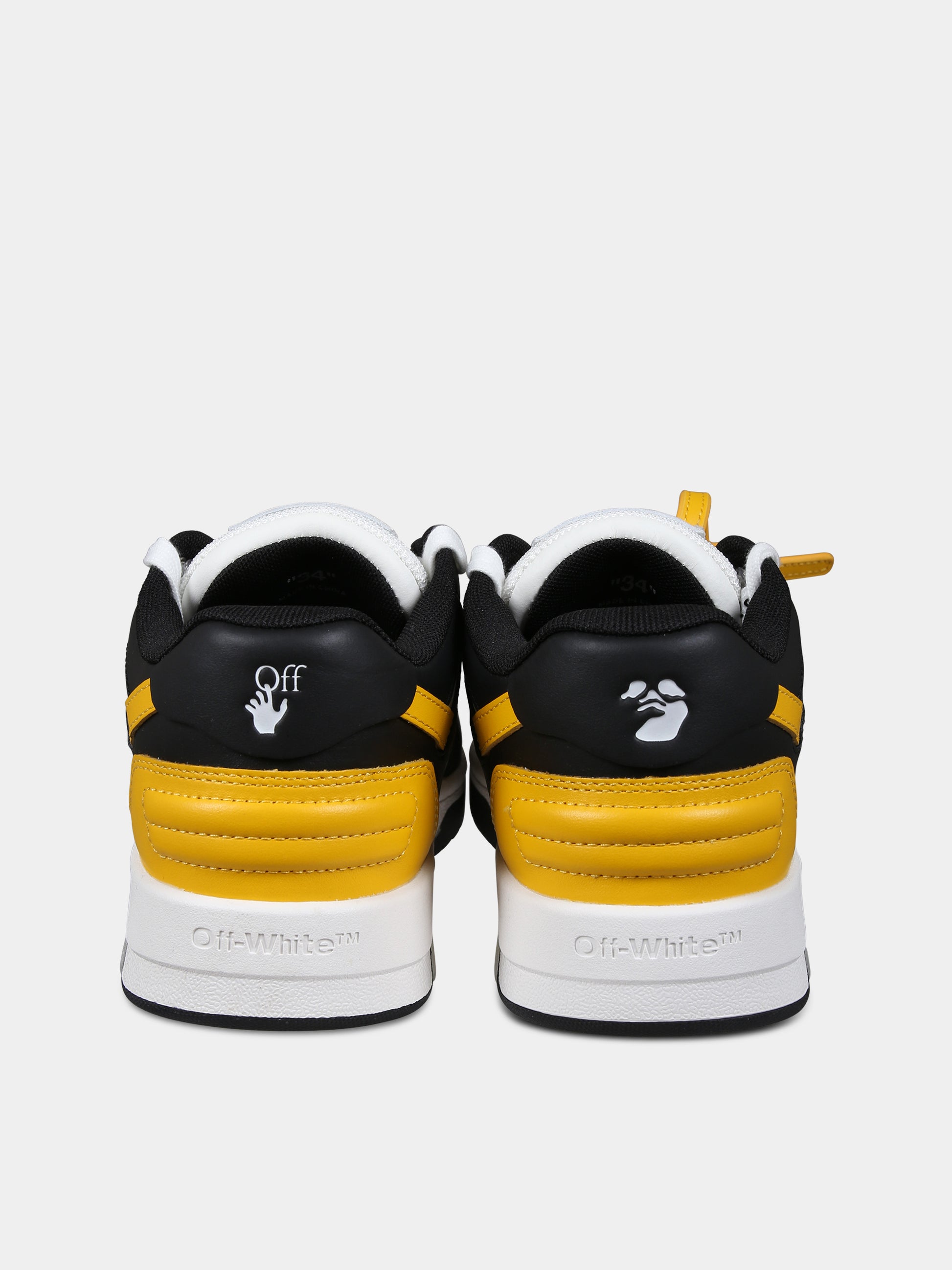 Sneakers basse multicolor per bambini con iconica freccia,Off White,OBIA011S24LEA0021018