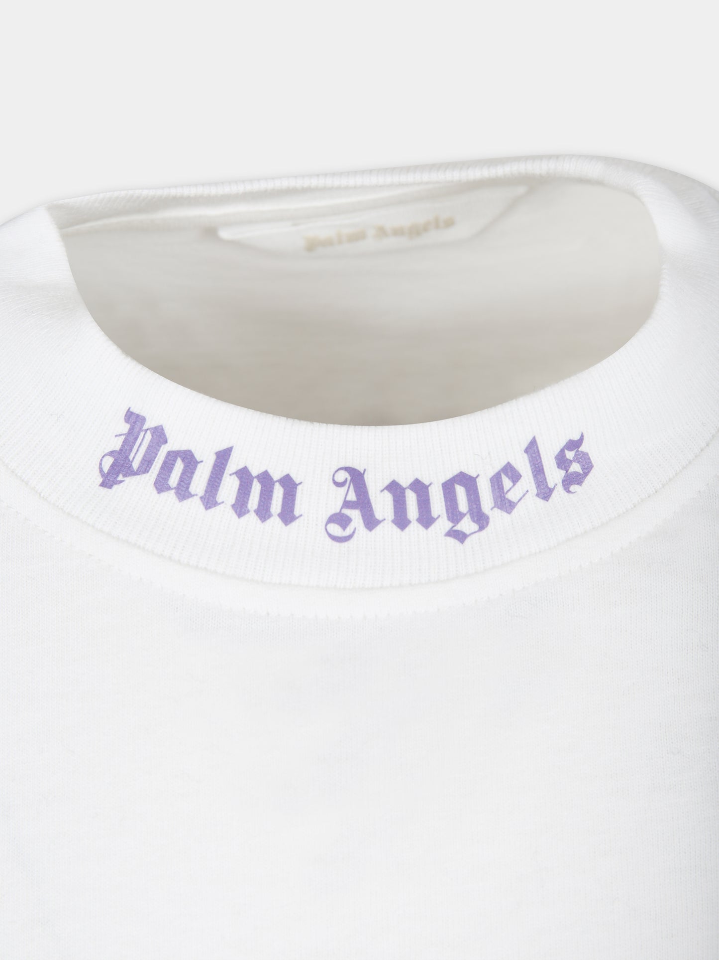 T-shirt bianca per bambina,Palm Angels,PGAB005S24JER0013636