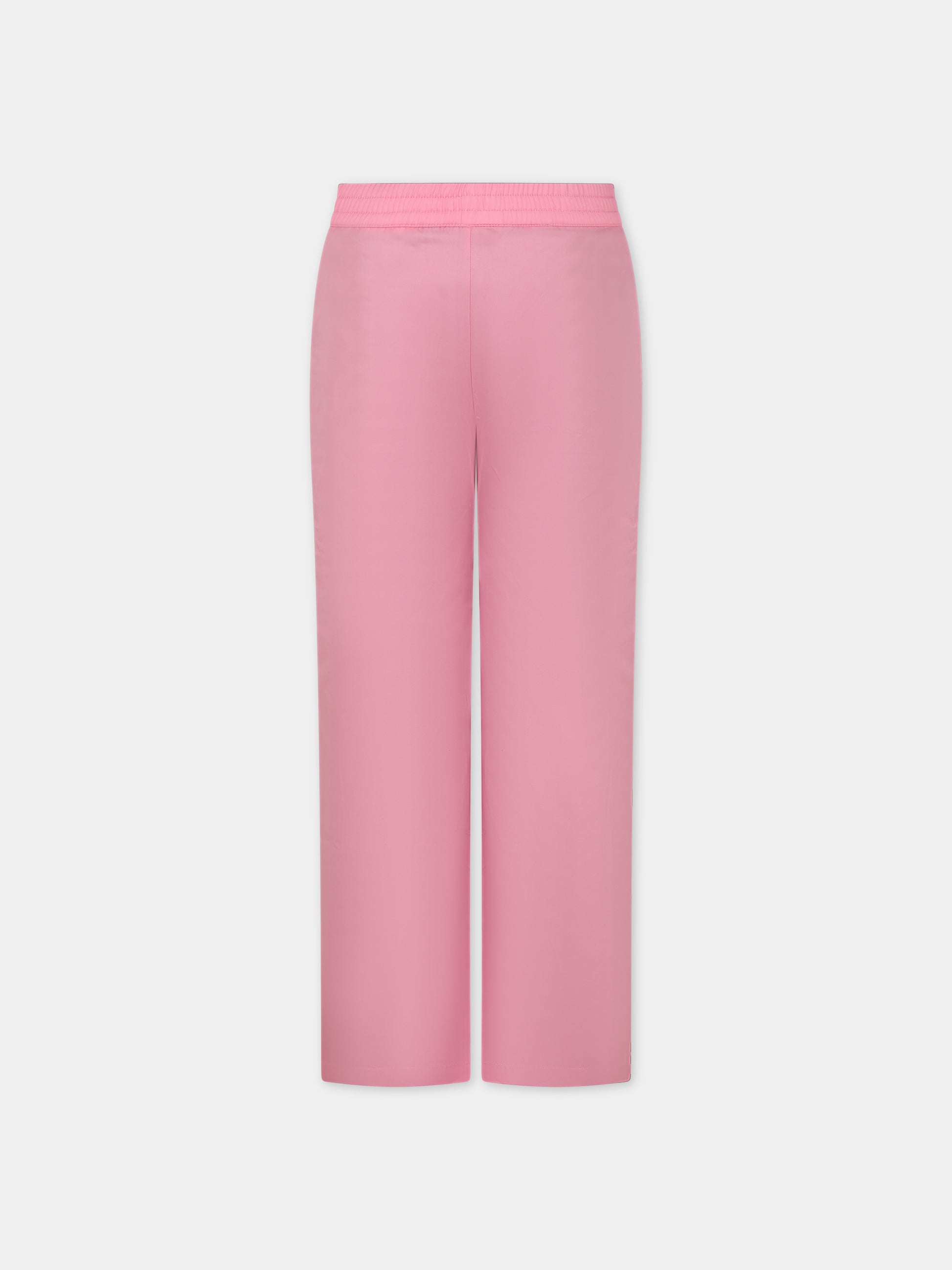 Pantaloni sportivi rosa per bambina,Palm Angels,PGCA015S24FAB0013410