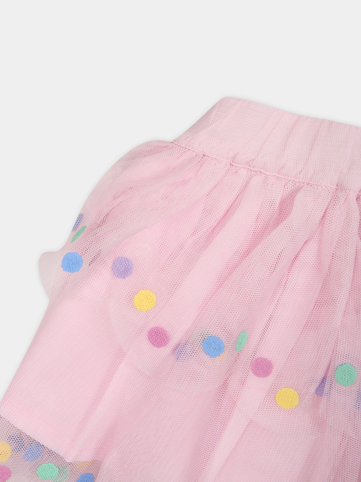 Gonna rosa per neonata in tulle,Stella Mccartney Kids,TU7011 Z1119 579