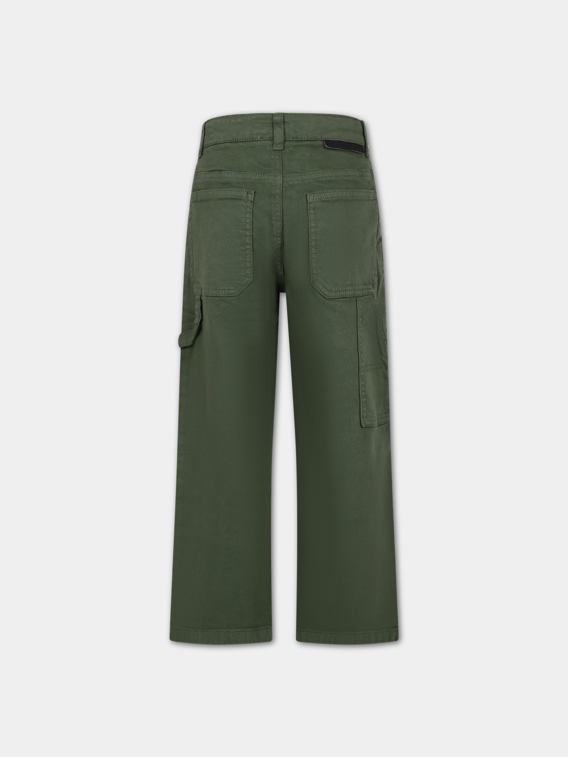 Jeans verde per bambino,Stella Mccartney Kids,TU6S00 Z0156 727