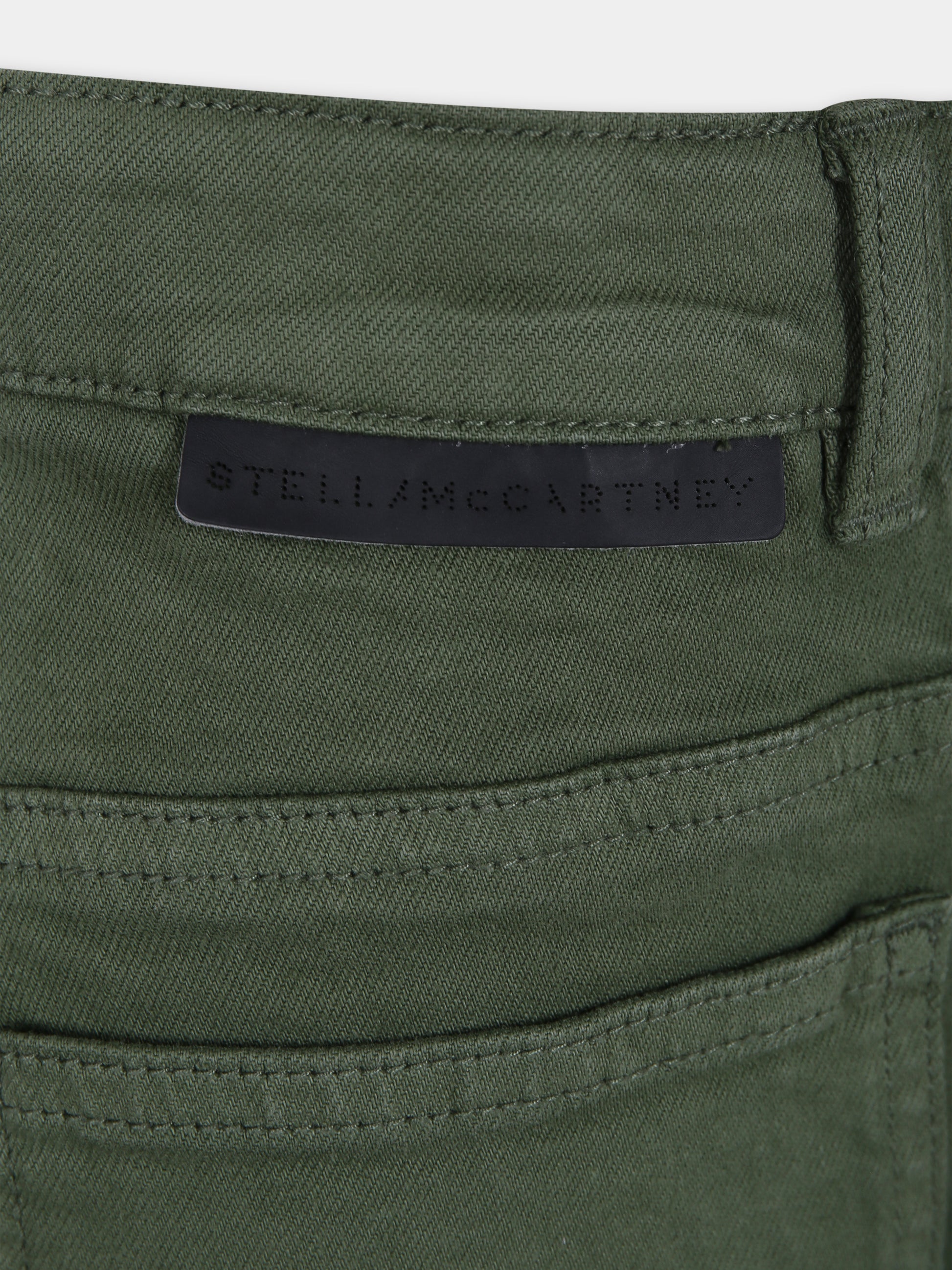 Jeans verde per bambino,Stella Mccartney Kids,TU6S00 Z0156 727