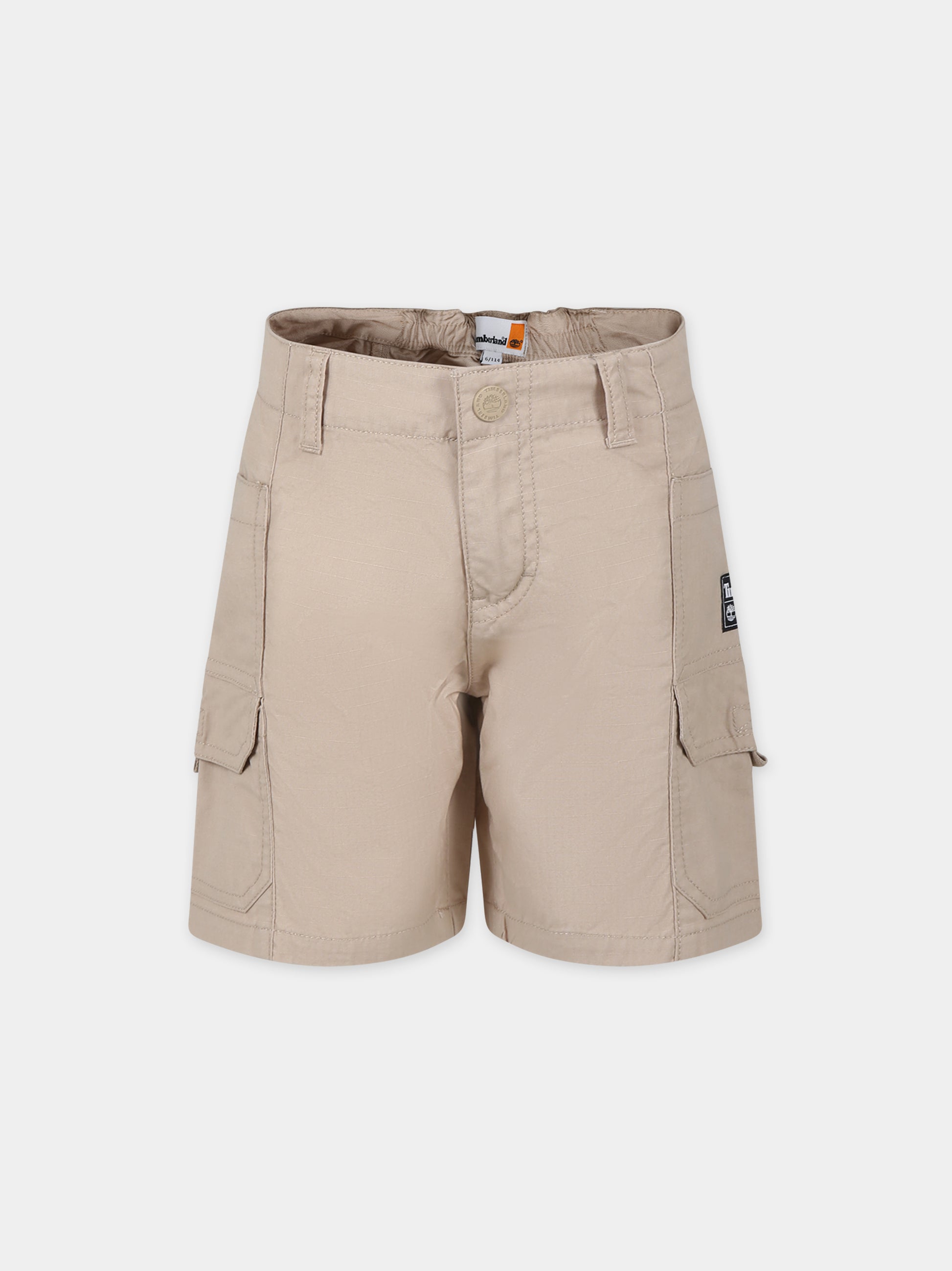 Shorts casual beige per bambino,Timberland,T60068 252