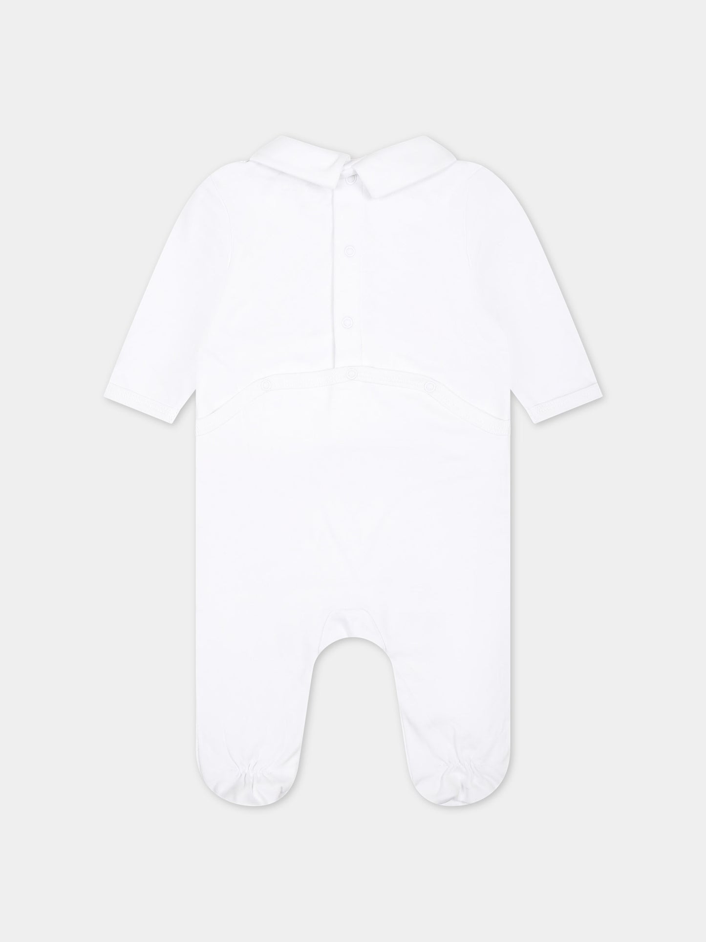 Set celeste per neonato con Tour Eiffel e logo,Kenzo Kids,K60074 771