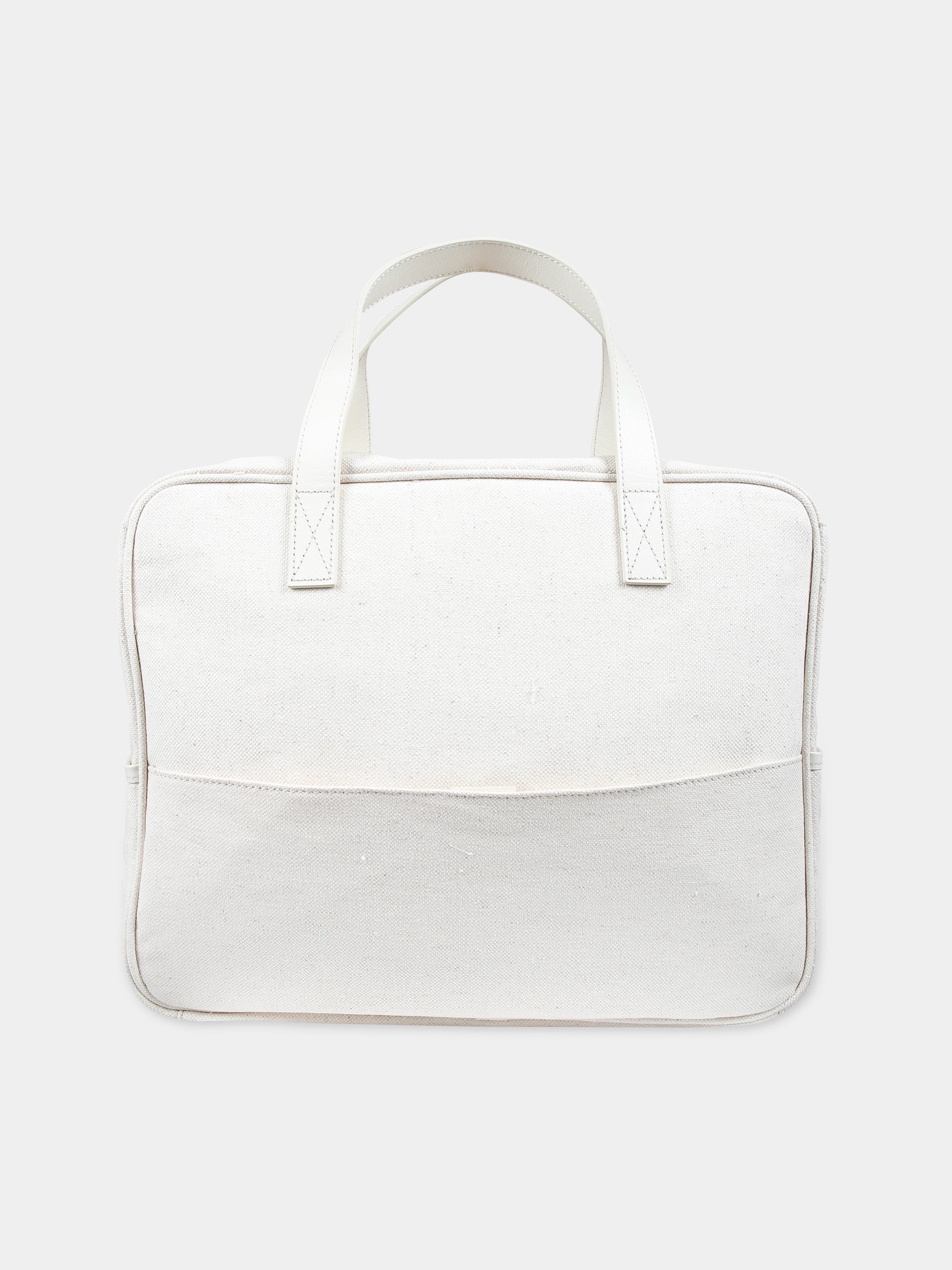 Borsa mamma beige per neonati con logo ed elefante,Kenzo Kids,K60019 Z40