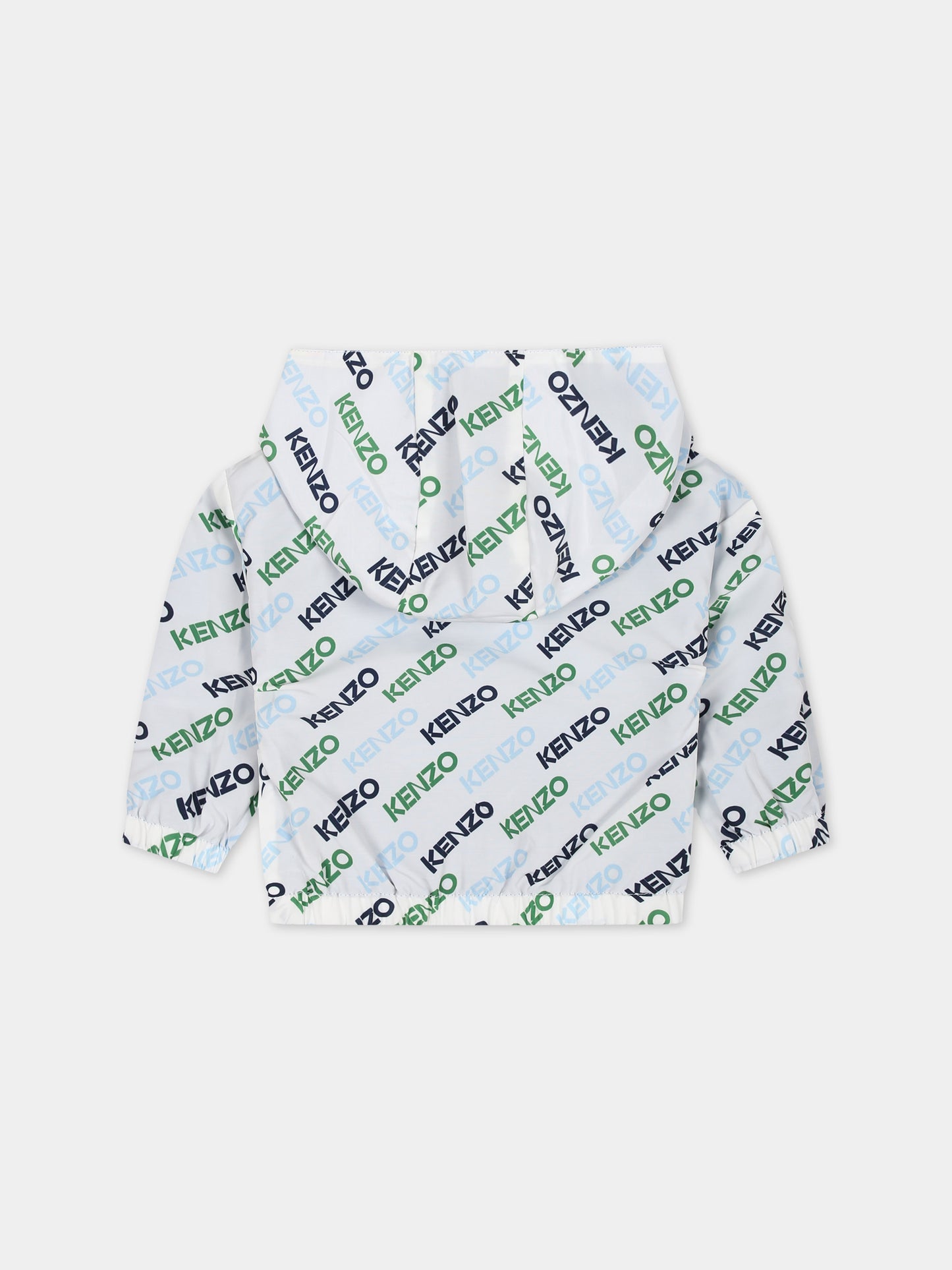 Giacca a vento reversibile per neonato con logo,Kenzo Kids,K60171 878