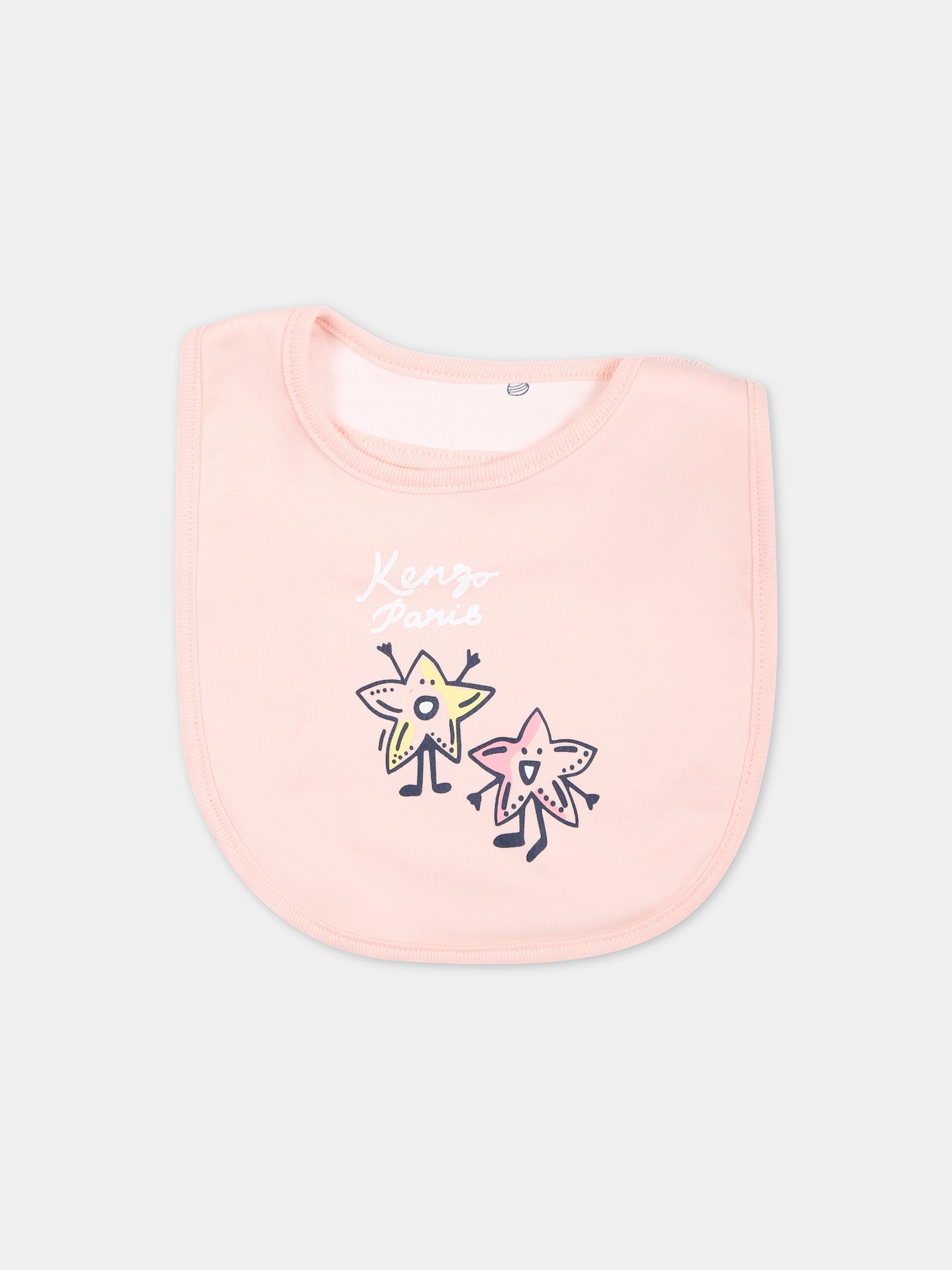 Set rosa per neonata con stampa marina,Kenzo Kids,K60047 47R