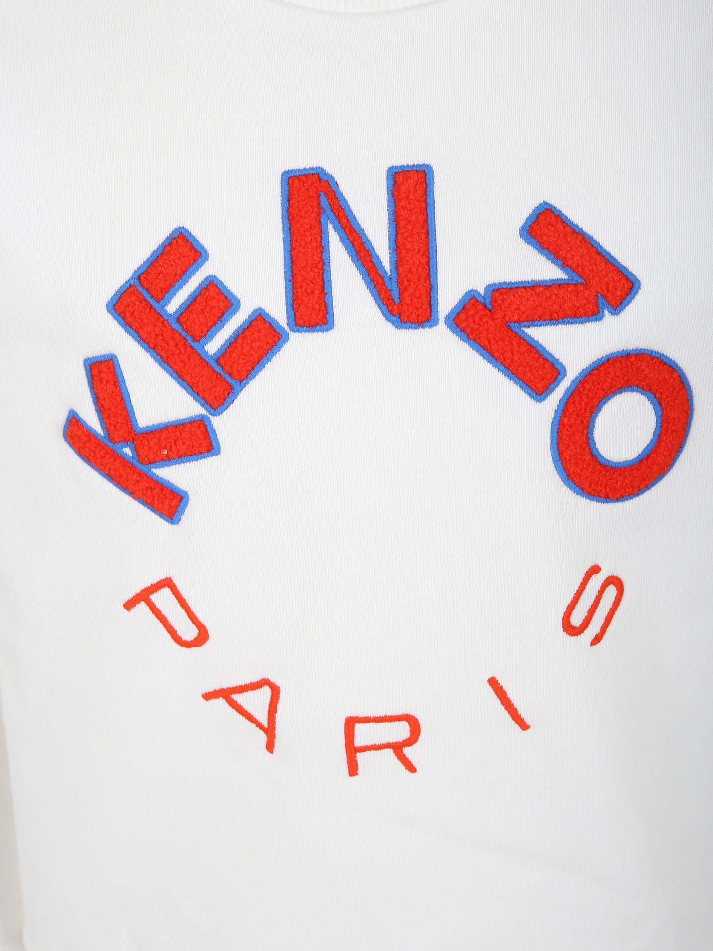 Felpa avorio per bambino con logo,Kenzo Kids,K60333 121