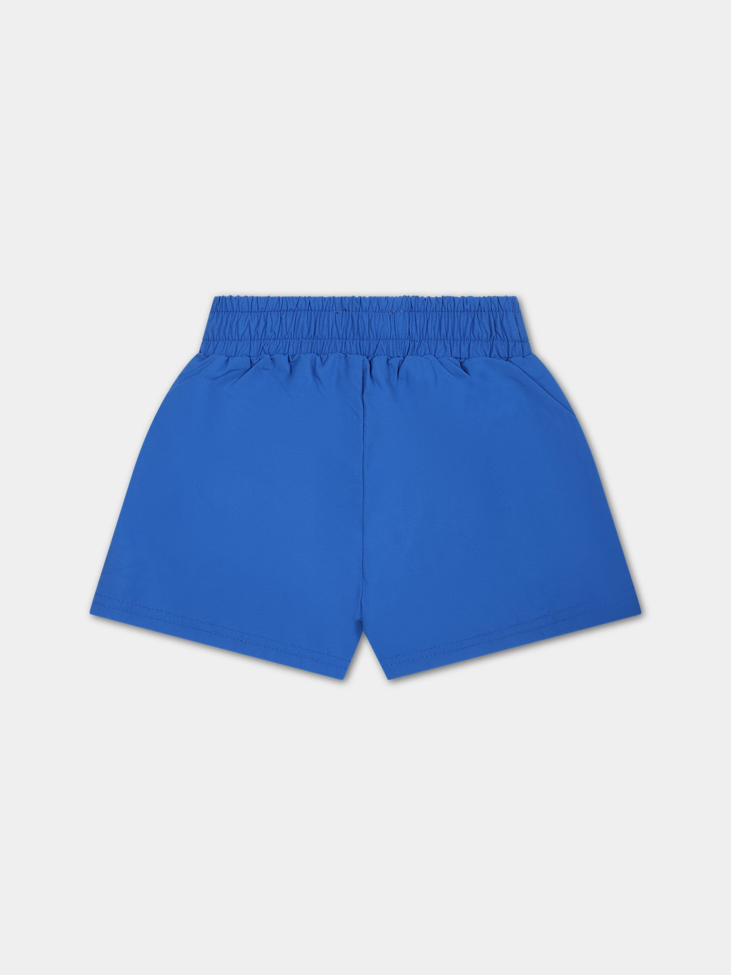 Boxer mare azzurro per neonato con logo,Kenzo Kids,K60132 878