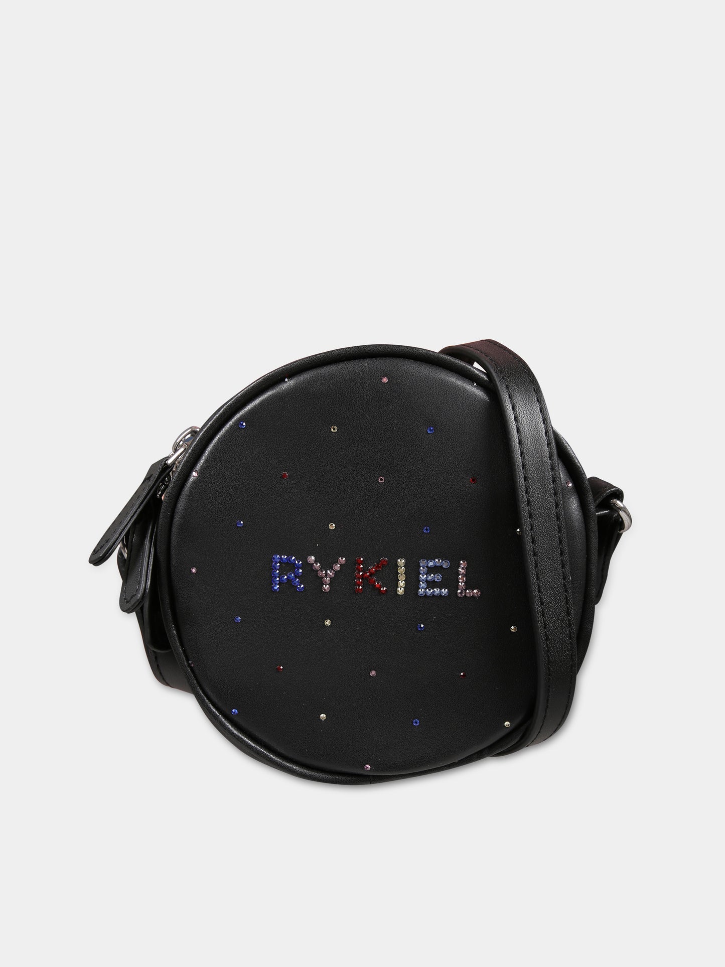 Borsa nera per bambina con strass,Sonia Rykiel Paris,A00140 09B