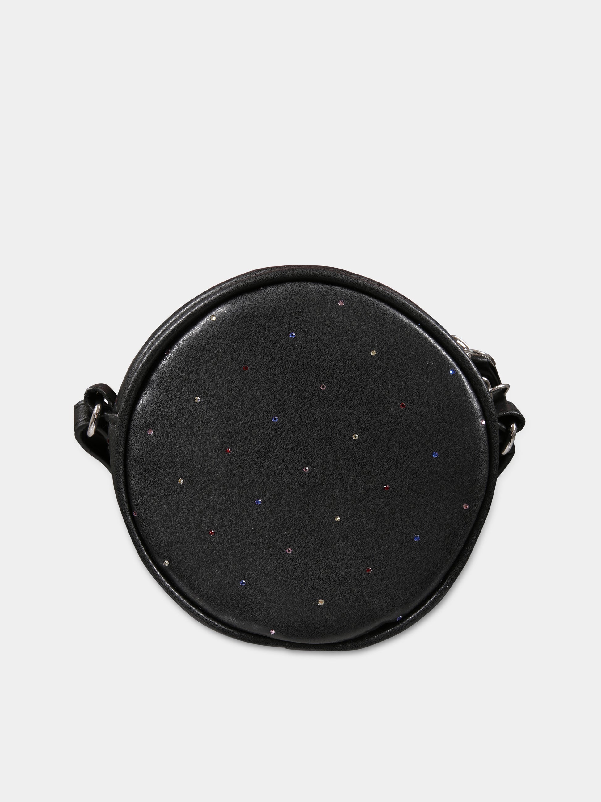 Borsa nera per bambina con strass,Sonia Rykiel Paris,A00140 09B