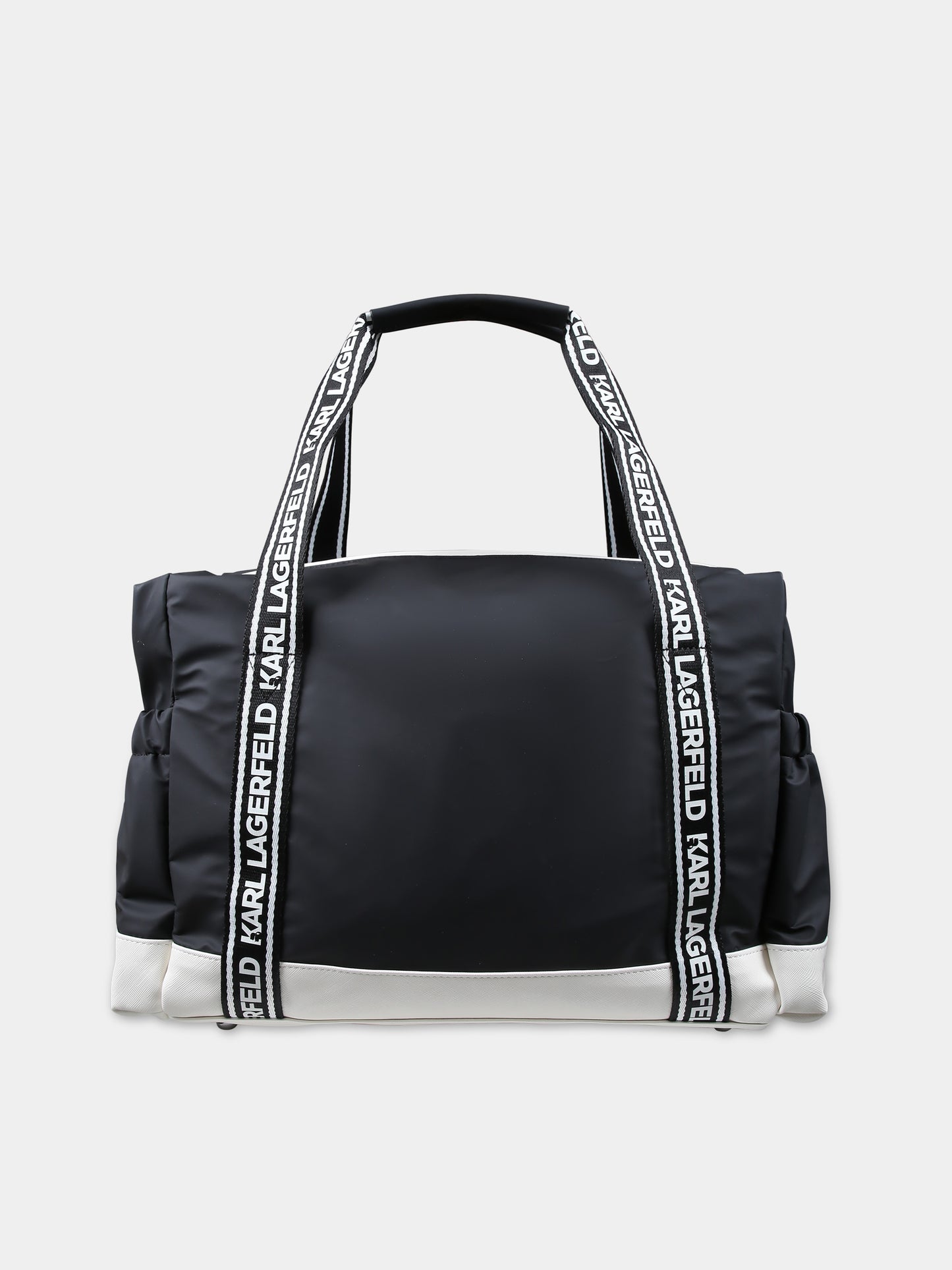 Borsa mamma nera per neonati con logo,Karl Lagerfeld Kids,Z30155