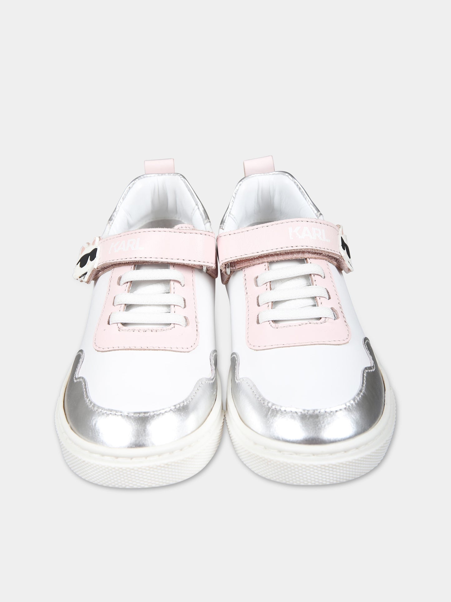 Sneakers basse multicolor per bambina,Karl Lagerfeld Kids,Z30015 016