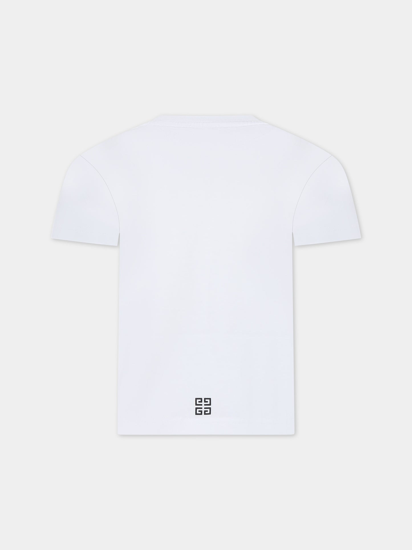T-shirt bianca per bambini con logo,Givenchy Kids,H30159 10P