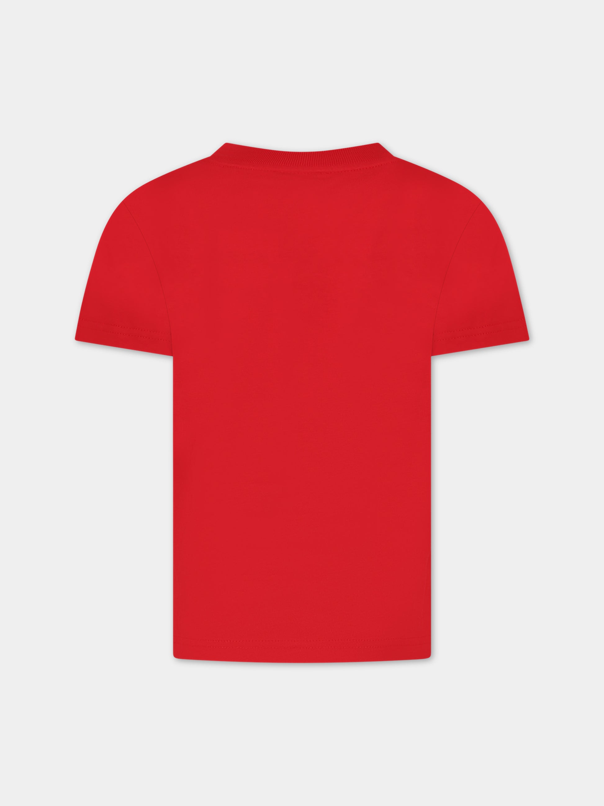 T-shirt rossa per bambino con logo,Givenchy Kids,H30161 991