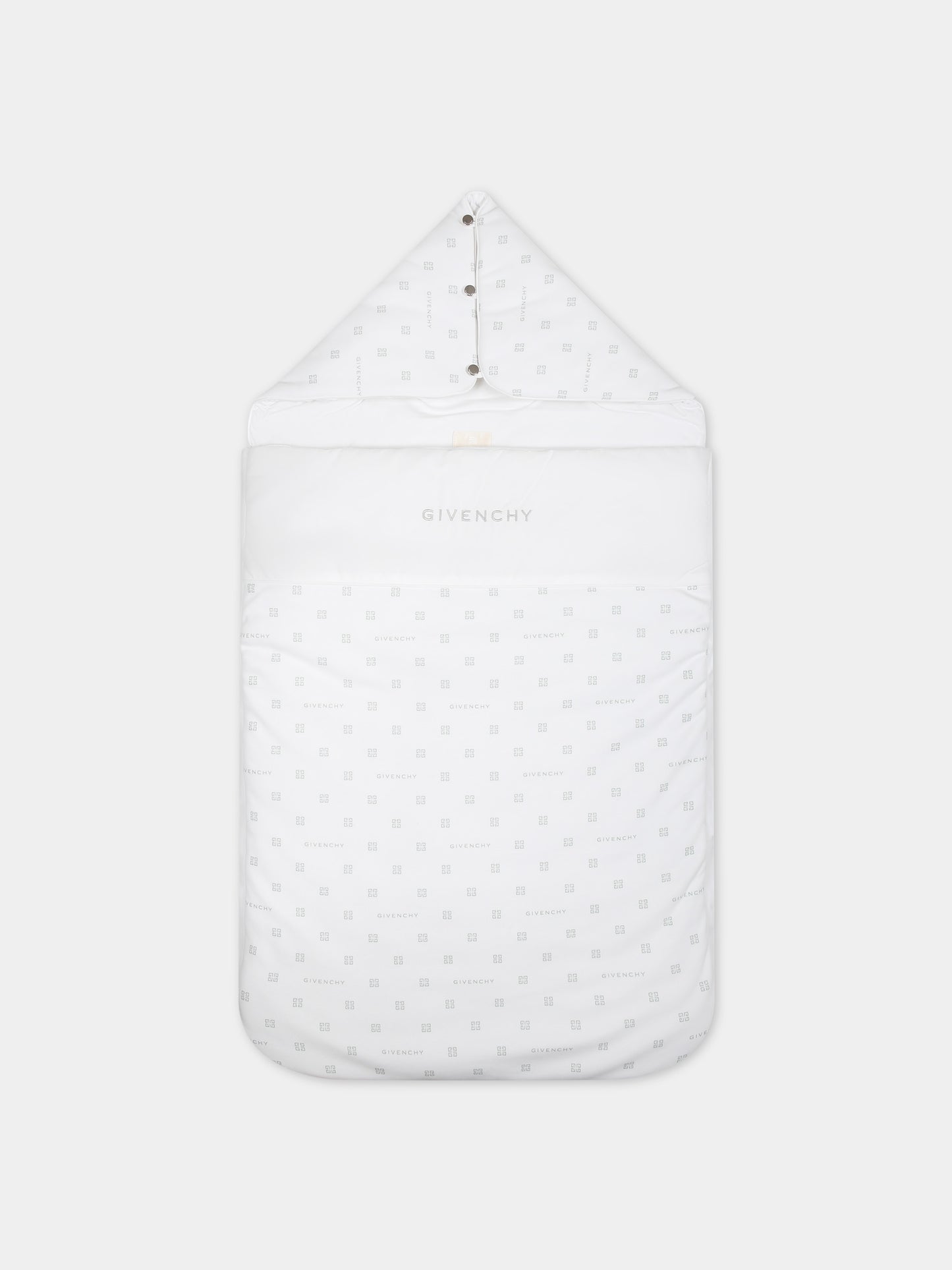Sacco nanna bianco per neonati con logo,Givenchy Kids,H30249 10P