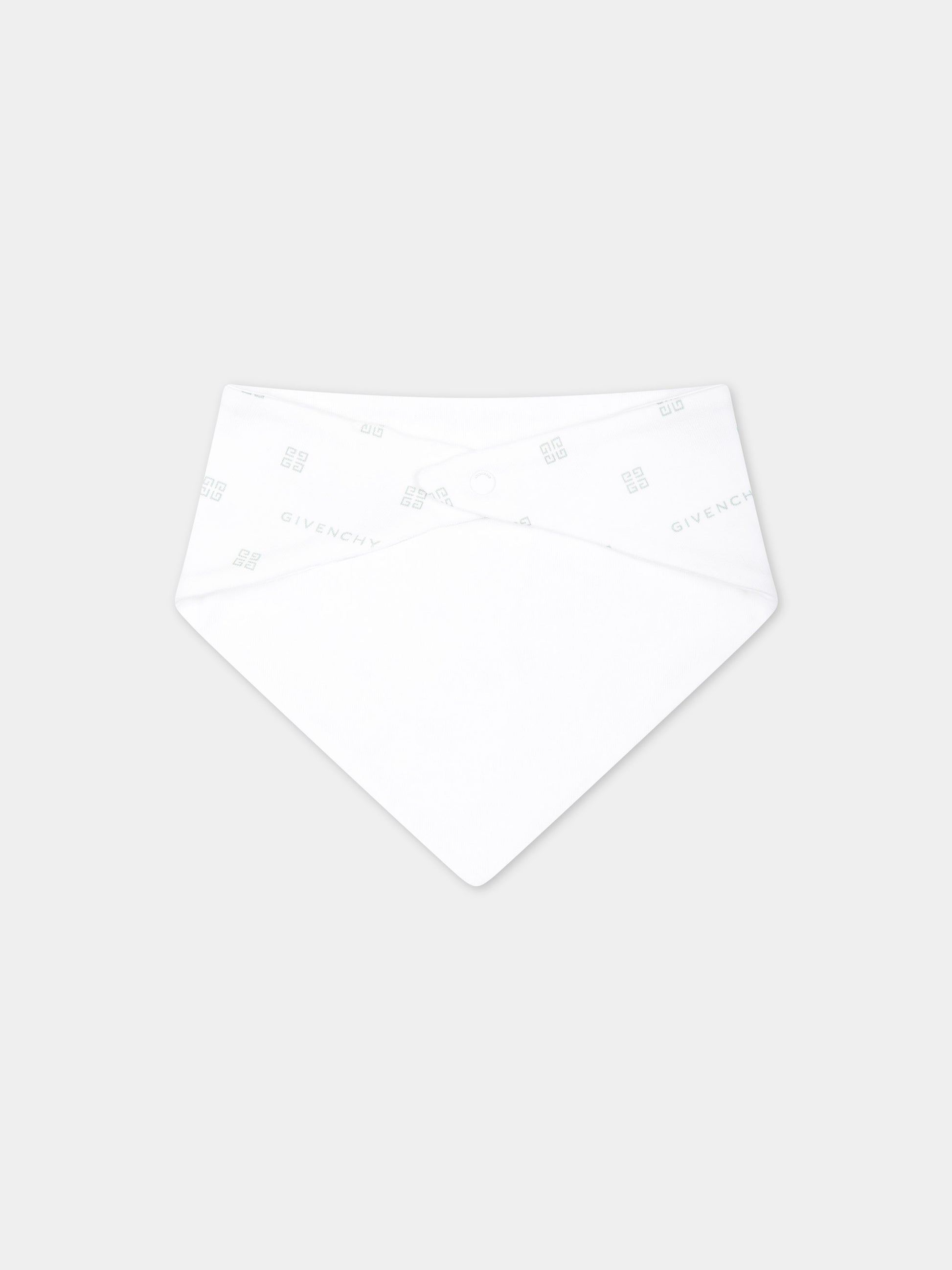 Completo bianco per neonati con logo,Givenchy Kids,H30237 10P